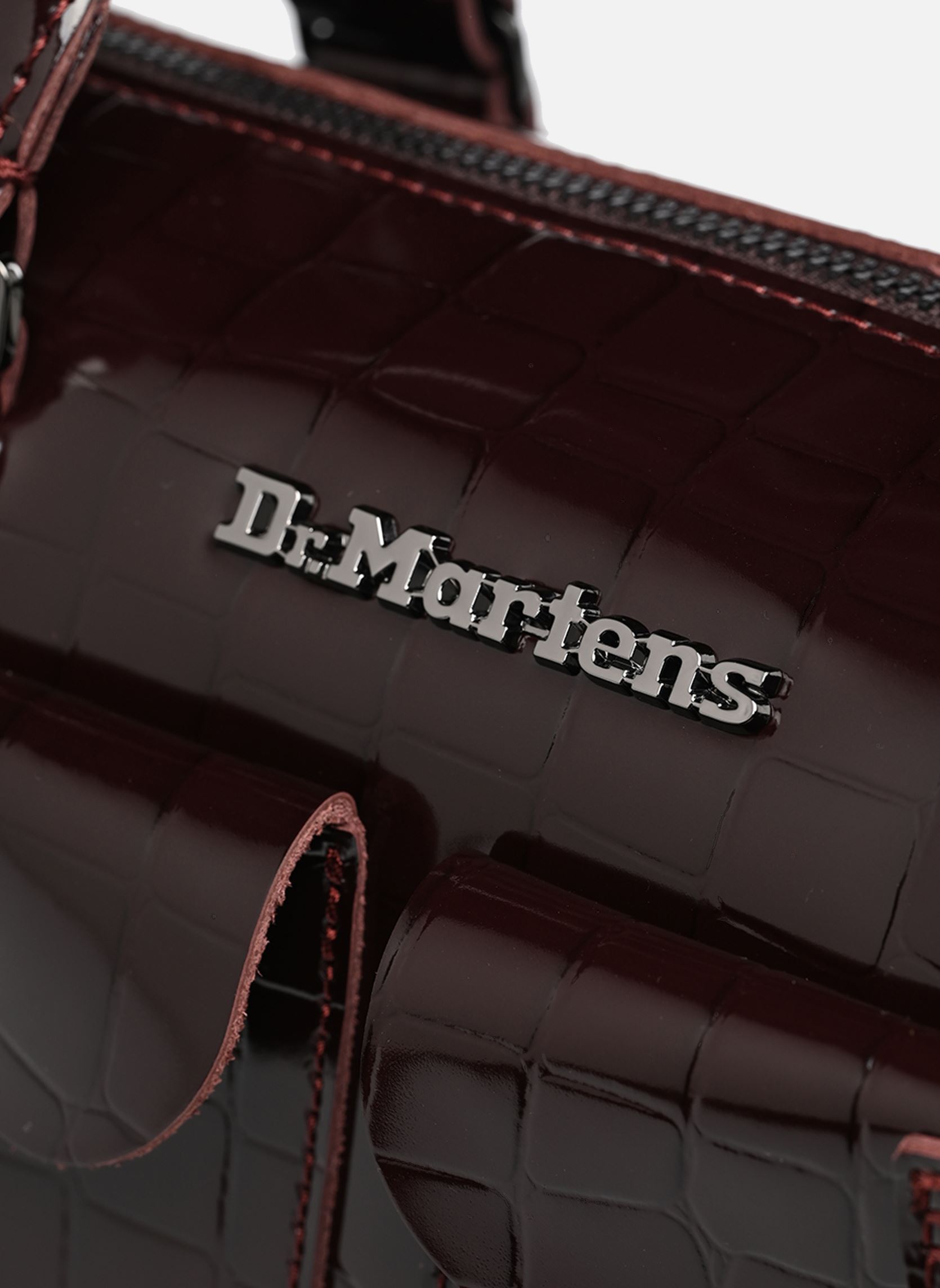 Handtassen Top Handle Bag bordeaux Dr. Martens Handtassen Top Handle Bag bordeaux OXBLOOD HIGH SHINE CROC EMBOSS