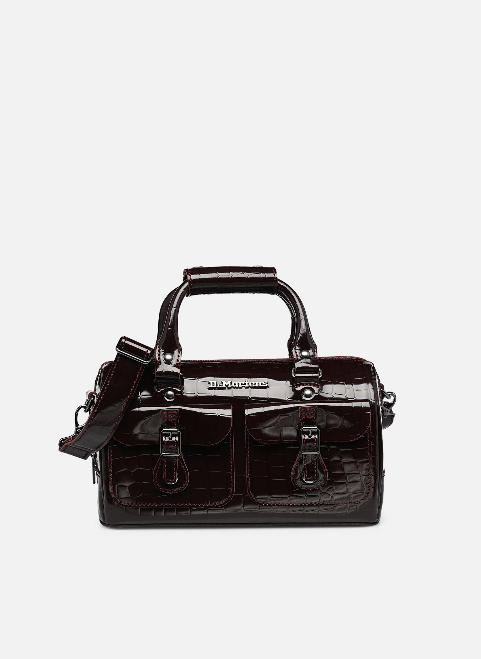 Handtassen Top Handle Bag bordeaux Dr. Martens Handtassen Top Handle Bag bordeaux OXBLOOD HIGH SHINE CROC EMBOSS