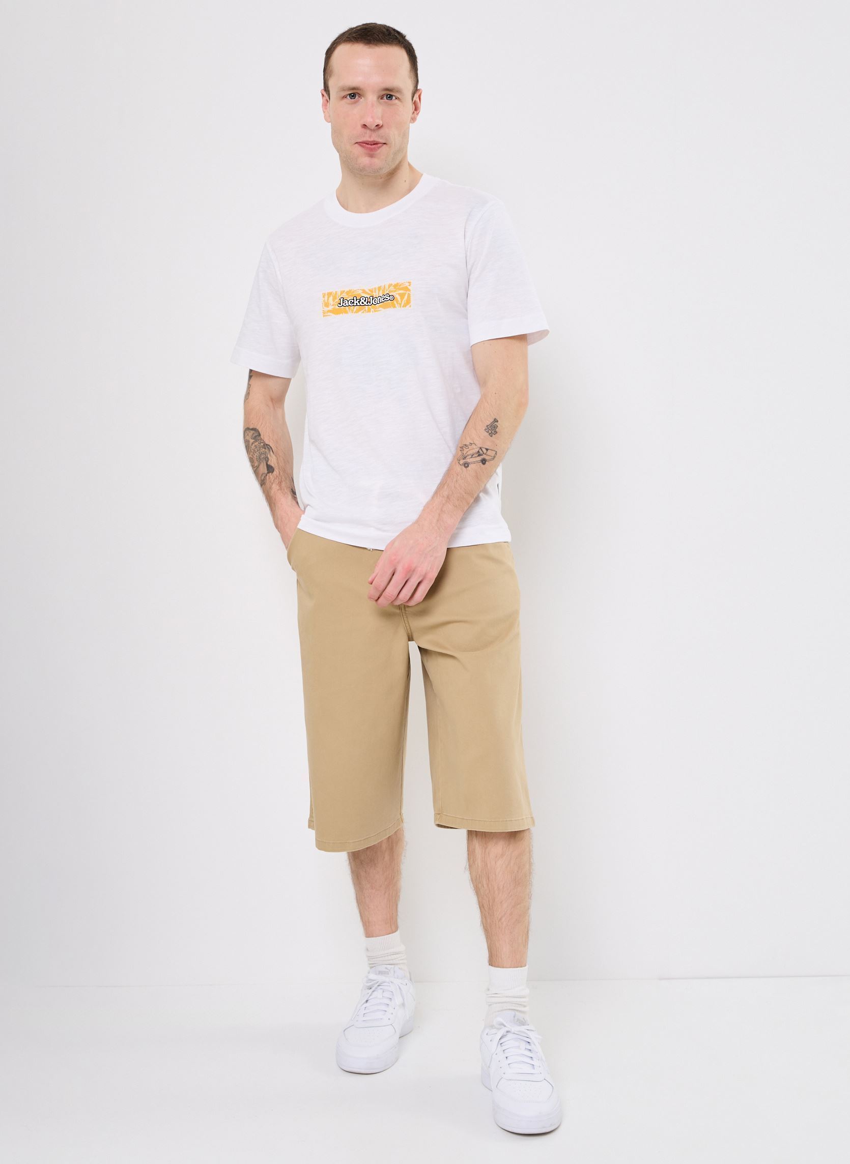 Shorts Cj Drawstring Short homme beige Wrangler Shorts Cj Drawstring Short homme beige KELP