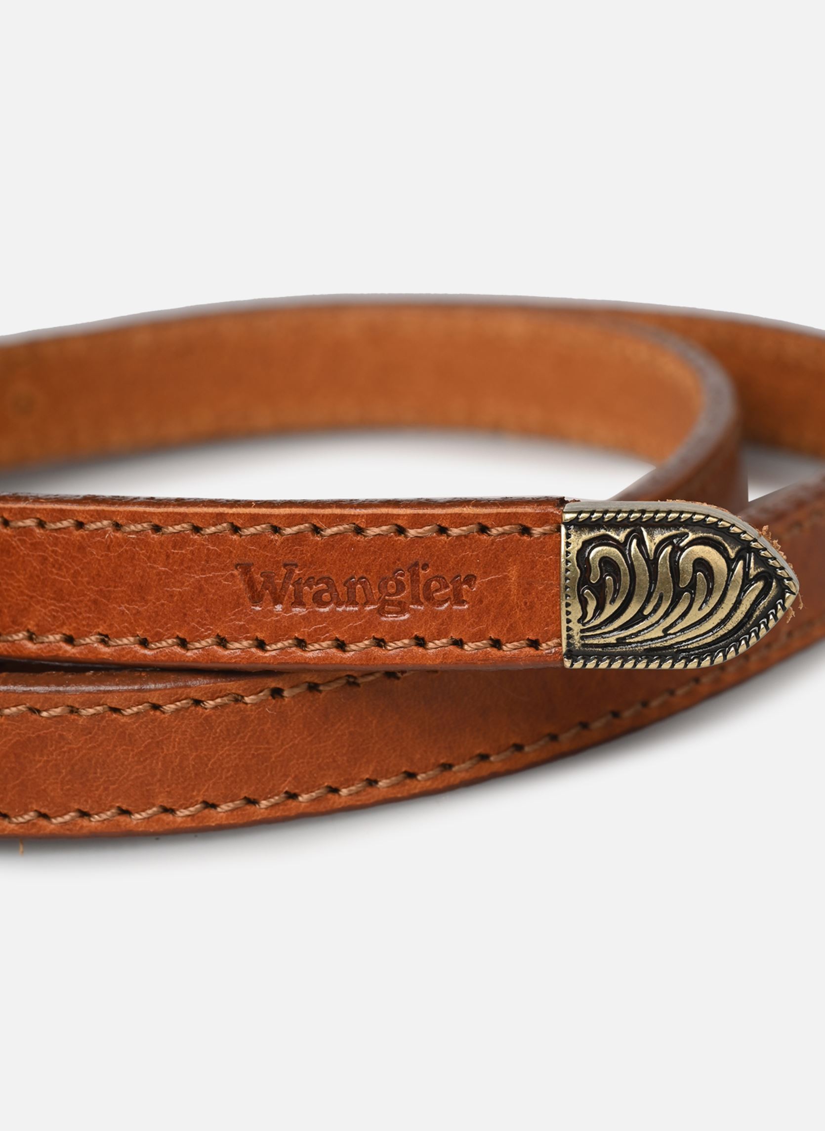 Gürtel Thin Western Belt damen braun Wrangler Gürtel Thin Western Belt damen braun COGNAC