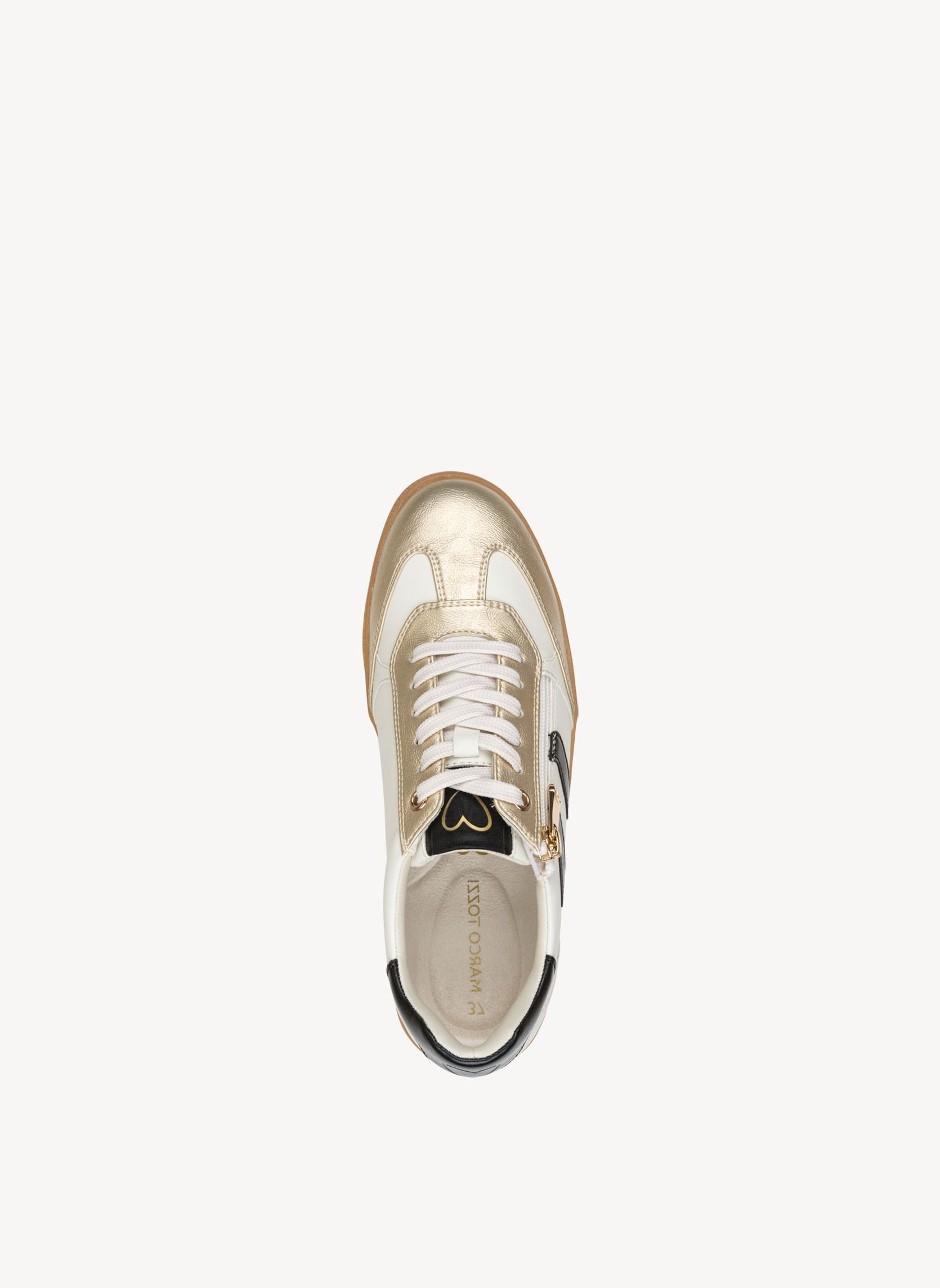 Baskets basses 2-23739-44 femme blanc Marco Tozzi Baskets basses 2-23739-44 femme blanc Blanc verni