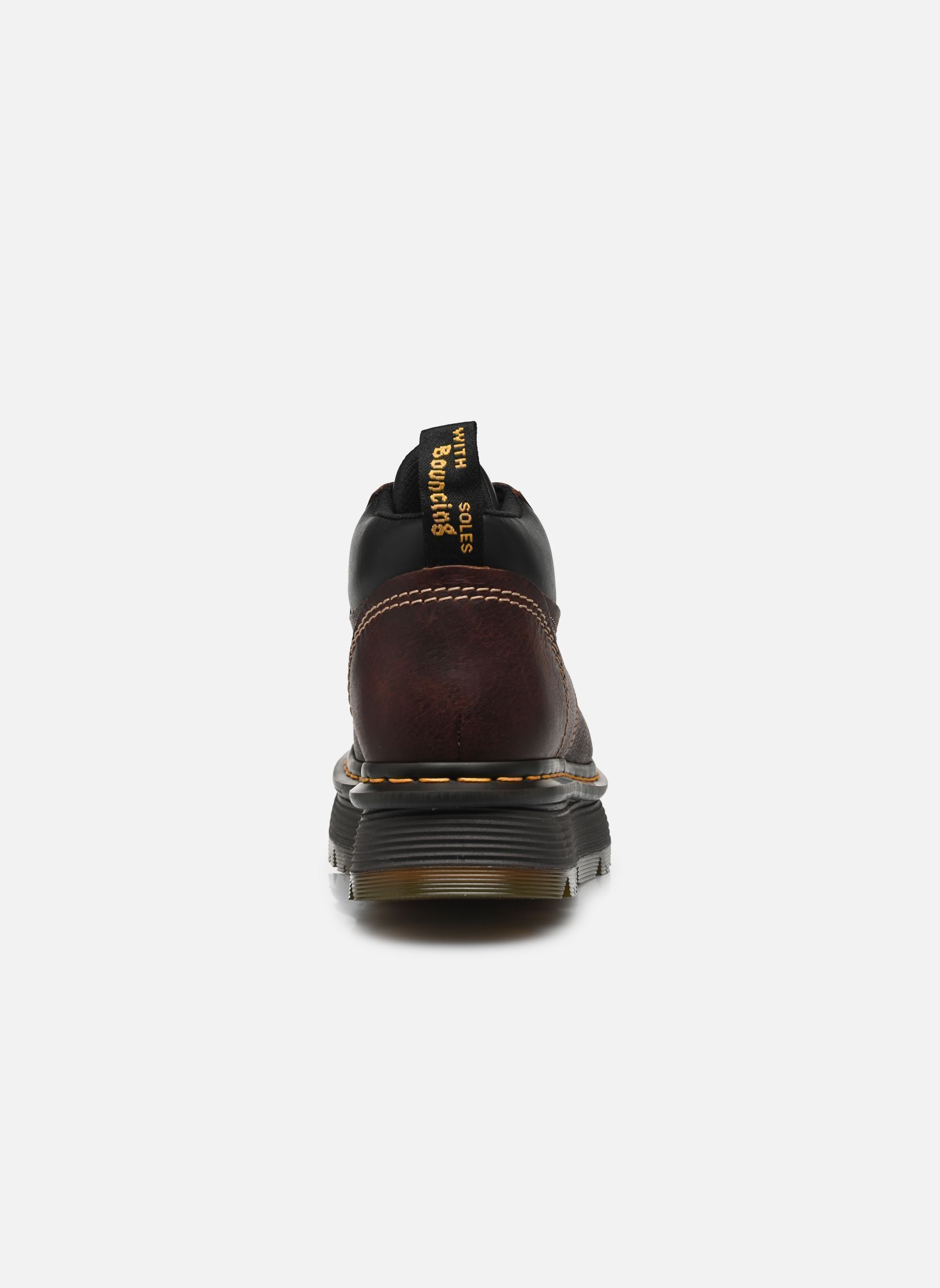 Bottines à lacets ZebZag 4 Eye Boot homme marron Dr. Martens Bottines à lacets ZebZag 4 Eye Boot homme marron LEATHER BROWN
