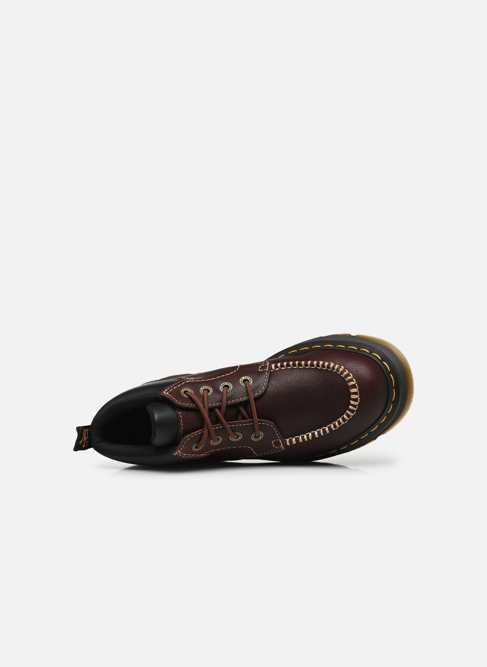 Bottines à lacets ZebZag 4 Eye Boot homme marron Dr. Martens Bottines à lacets ZebZag 4 Eye Boot homme marron LEATHER BROWN