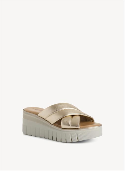 Tamaris Mules 1-27210-44 femme or et bronze