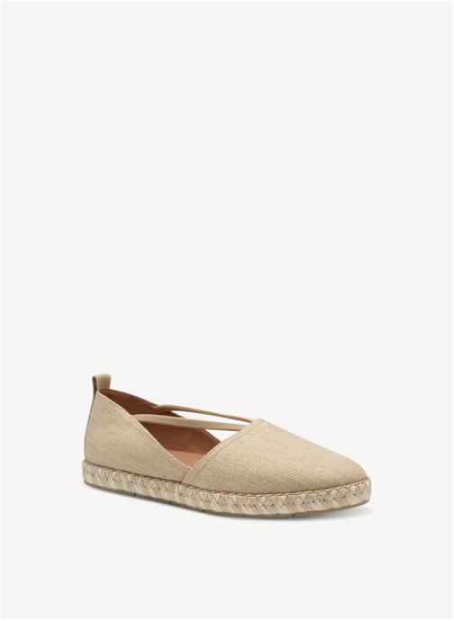 Tamaris Espadrilles plates 1-24621-44 femme beige