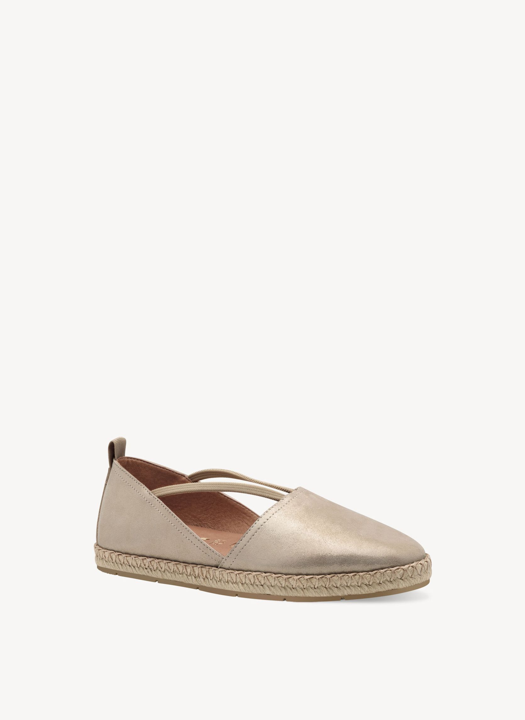 Tamaris Espadrilles 1-24602-42 Femme En Cuir - Bout Rond Élégant Et Confortable