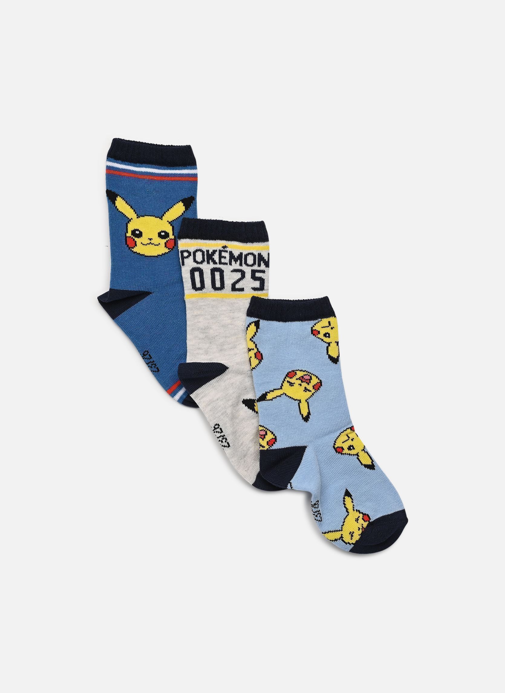 Calze Lot de 3 paires POKEMON enfant bambino blu Sarenza Wear Calze Lot de 3 paires POKEMON enfant bambino blu BLEU