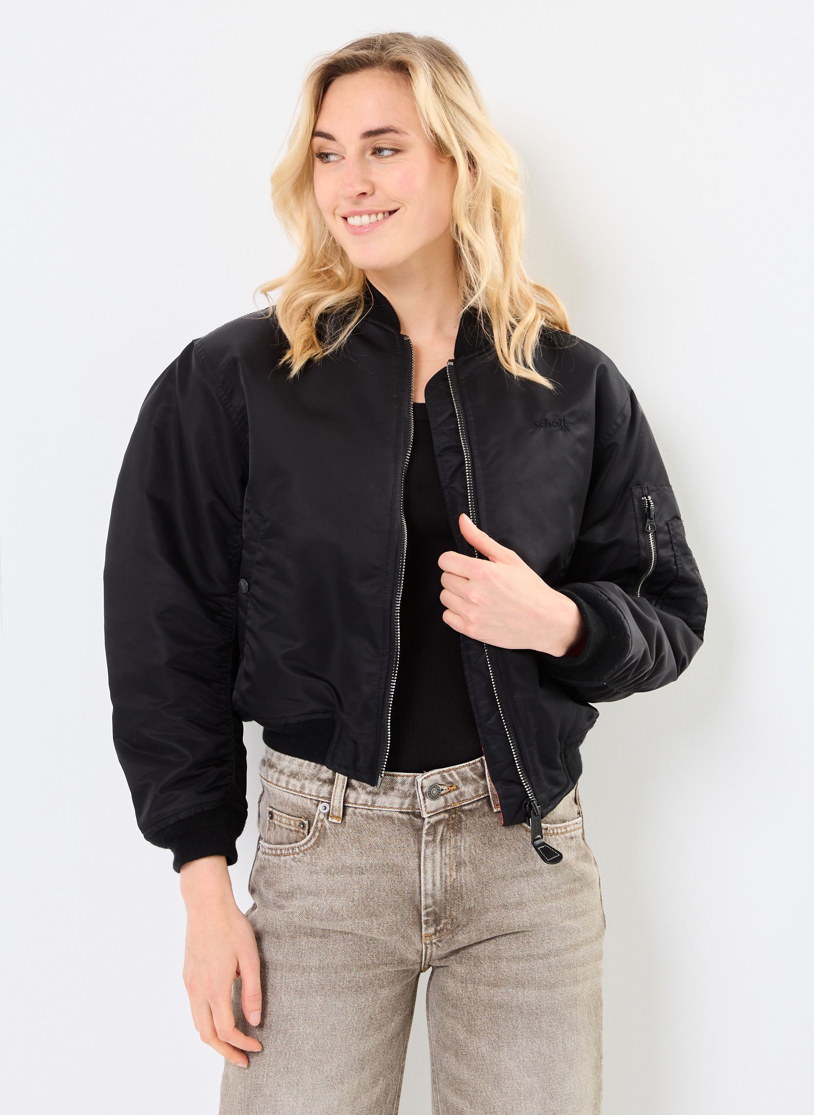 Vêtements Schott Oversize Bomber 90' Schott pour Accessoires - vue 2