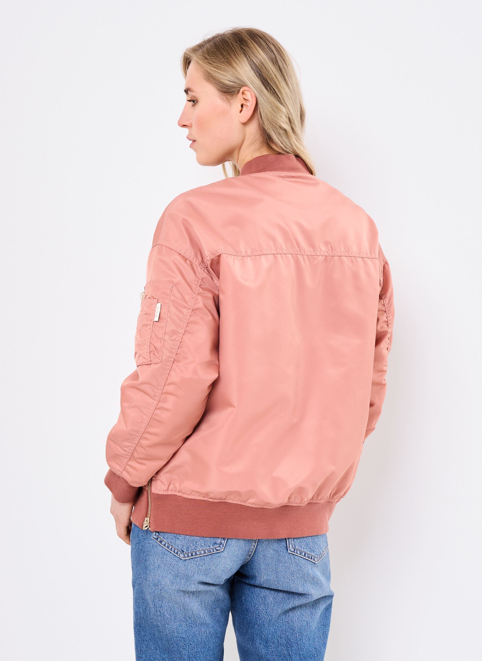 Giubbotti Bomber Femme Long Zippe Cote Schott donna arancione Schott Giubbotti Bomber Femme Long Zippe Cote Schott donna arancione DUSTY PINK