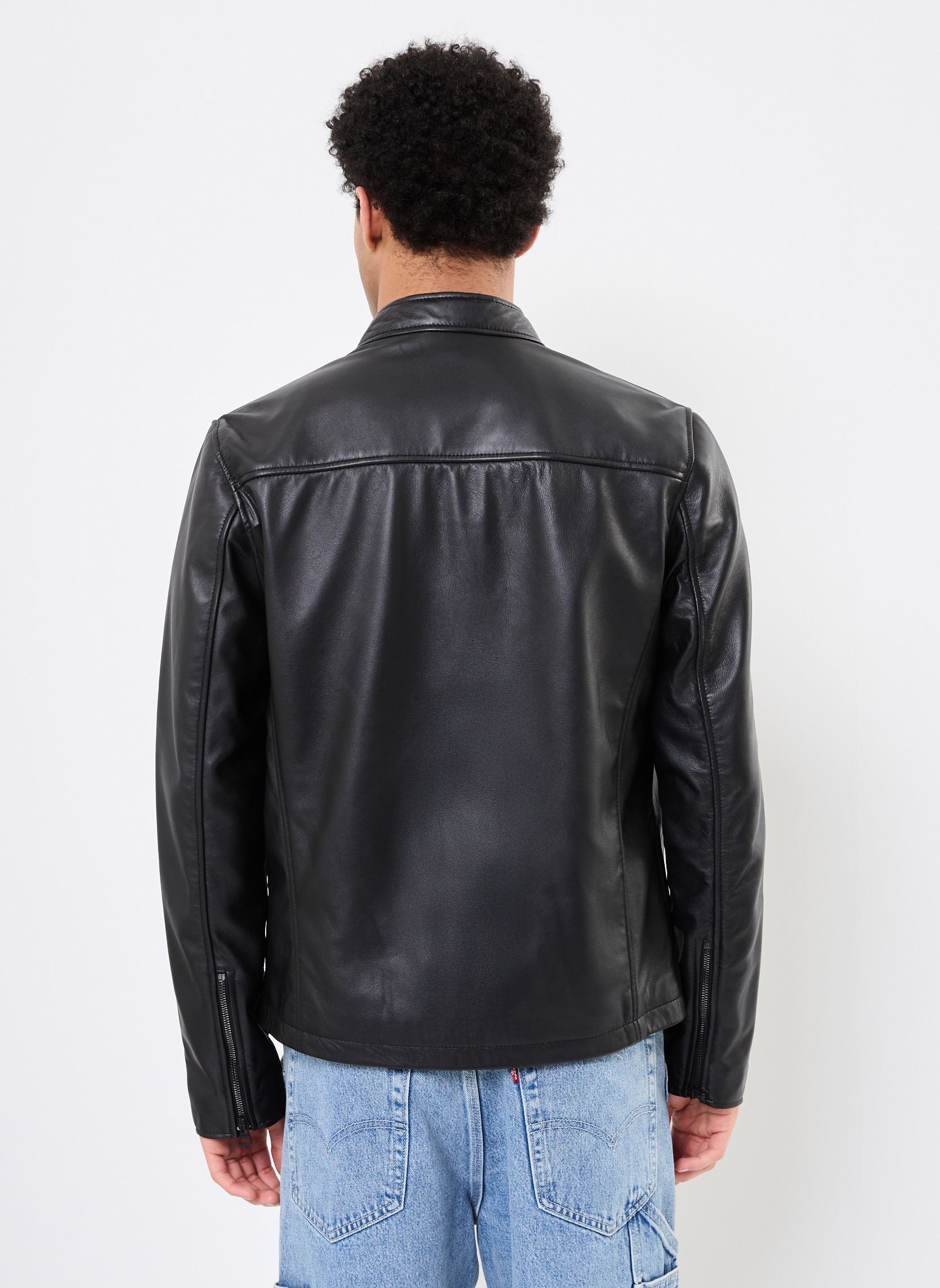 Blousons Blouson Motard Schott homme noir Schott Blousons Blouson Motard Schott homme noir BLACK