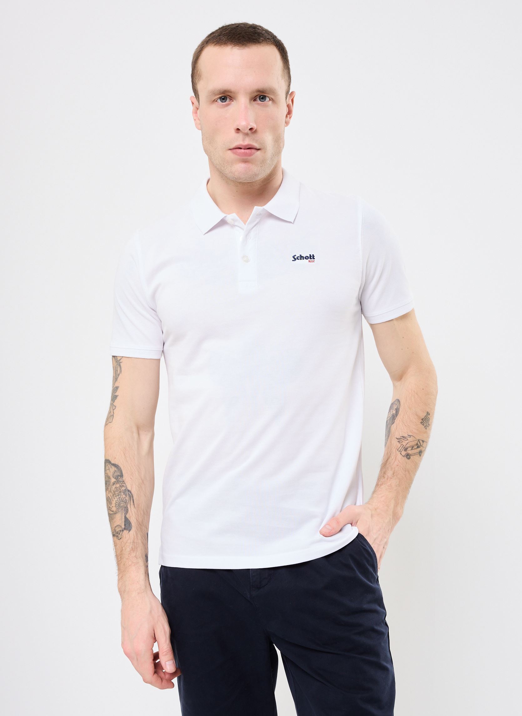 Polo Schott PSCASUAL PALE EU - vue 2