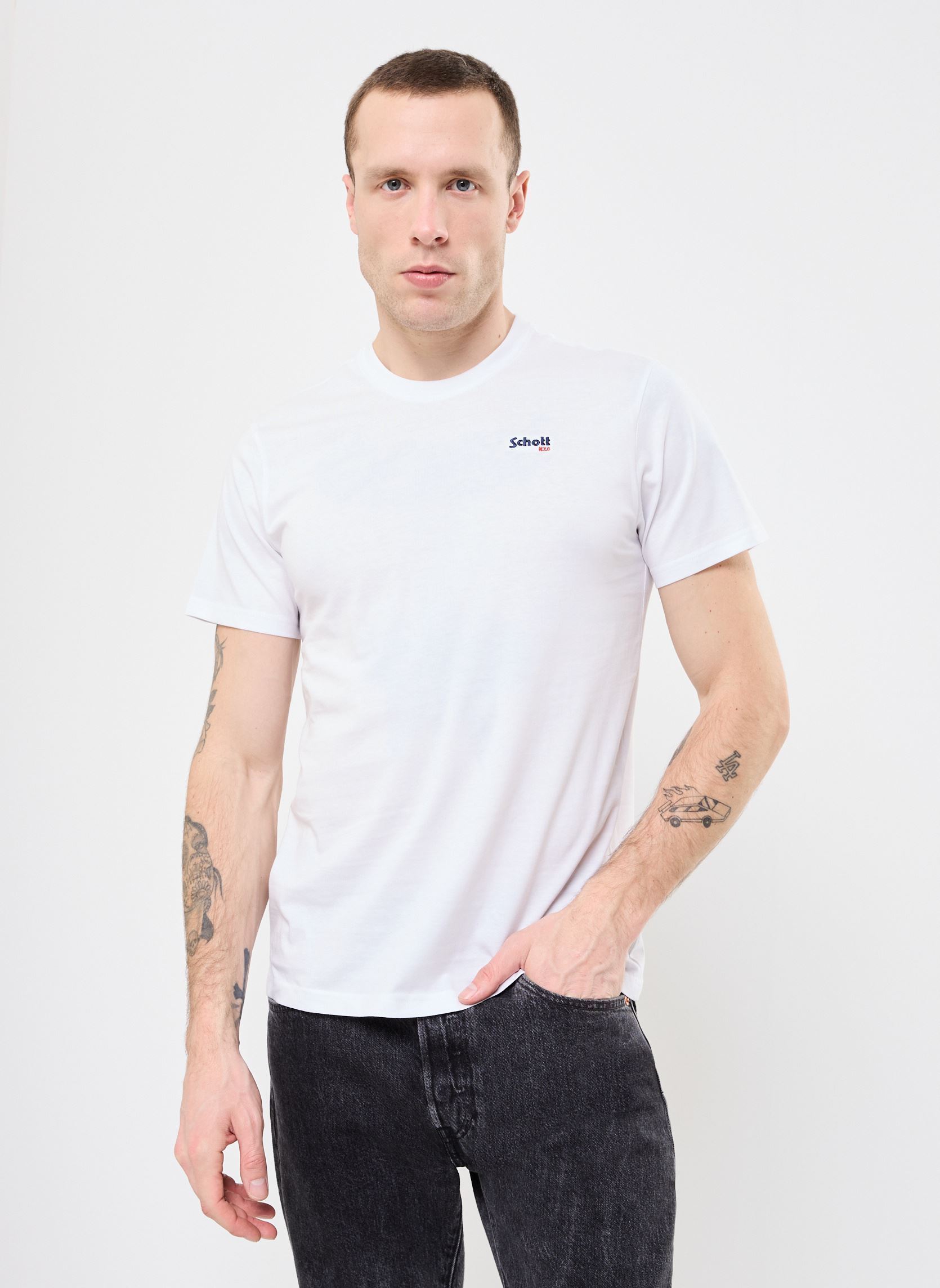T shirt Schott TS CASUAL EU