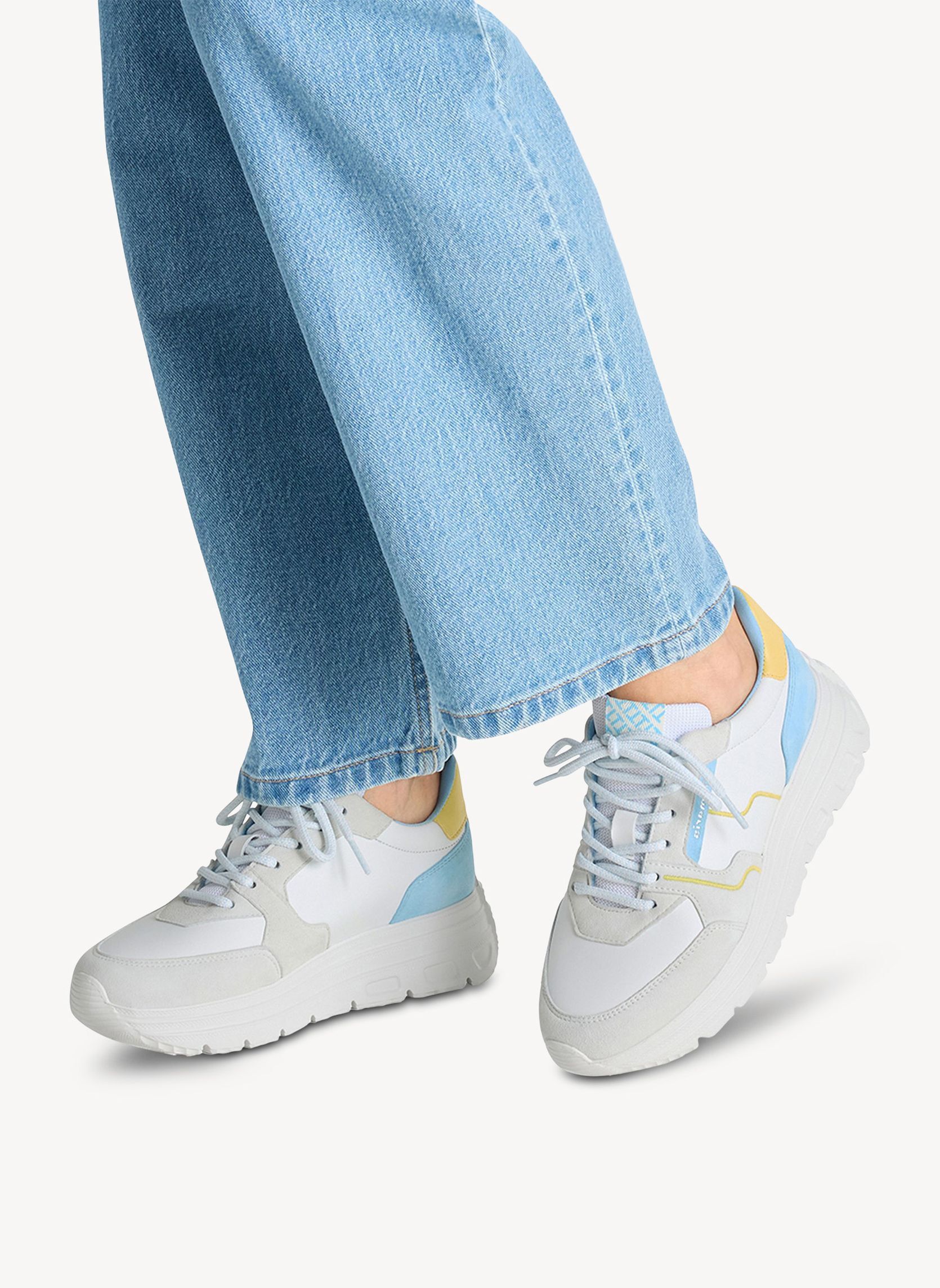 Baskets basses 1-23710-44 femme bleu Tamaris Baskets basses 1-23710-44 femme bleu Bleu