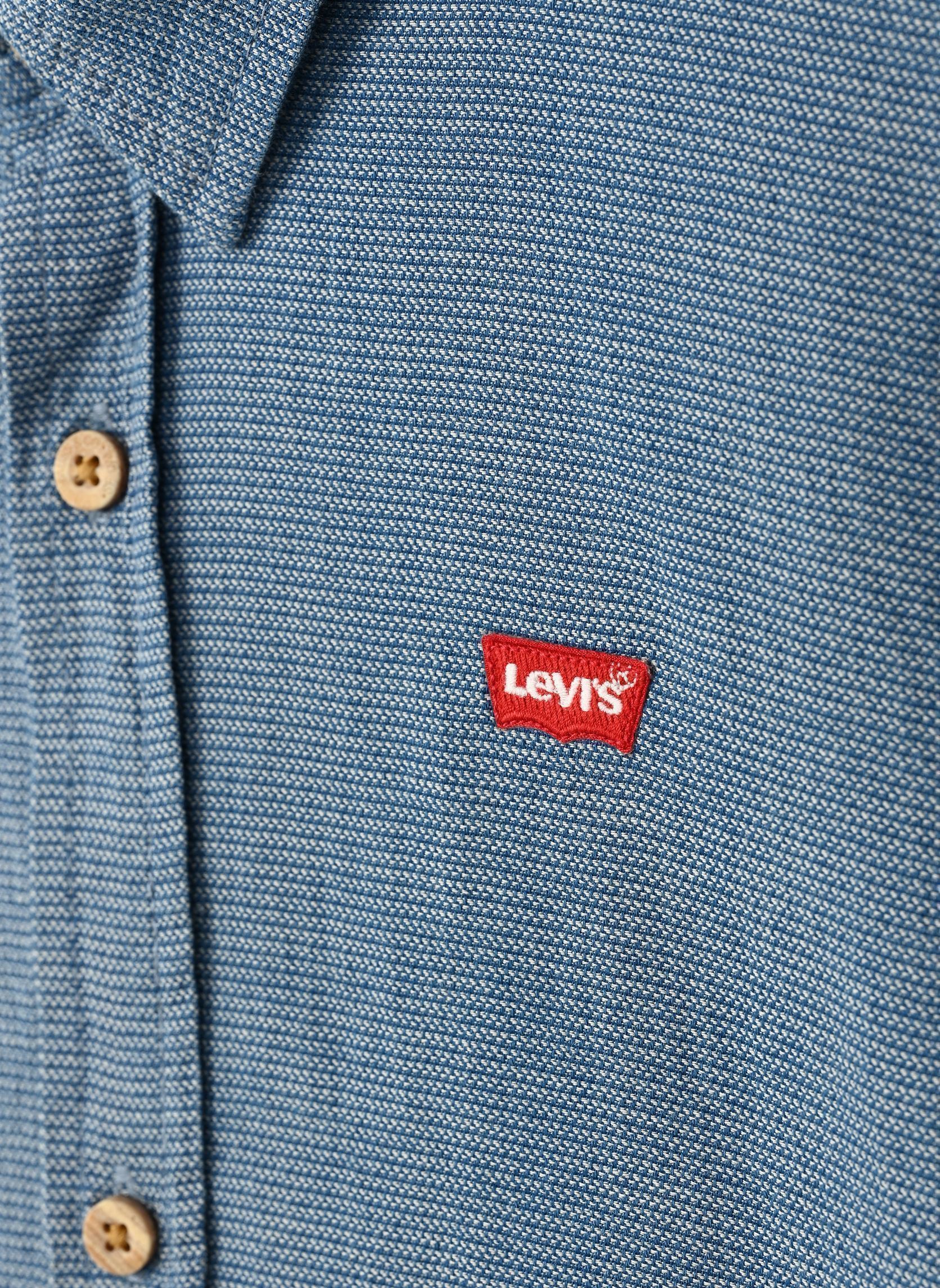 Chemises manches longues Levi's Ss Woven Shirt garçon bleu Levi's Kids Chemises manches longues Levi's Ss Woven Shirt garçon bleu Sail Away