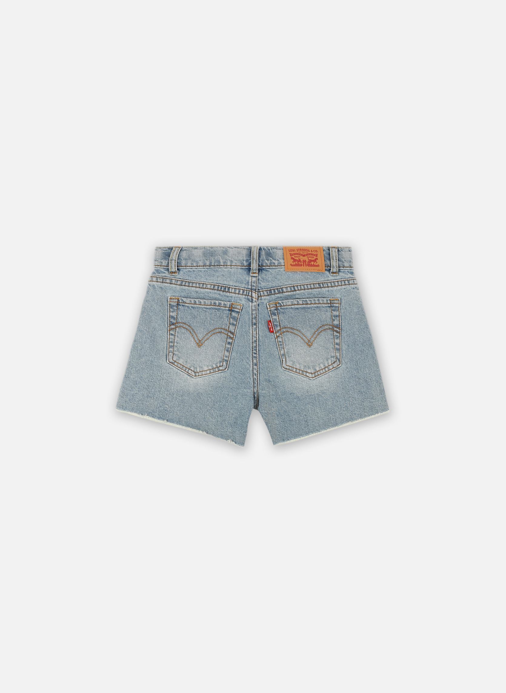 Pantaloncini Levi's A Line Short bambina blu Levi's Kids Pantaloncini Levi's A Line Short bambina blu DESERT SKY