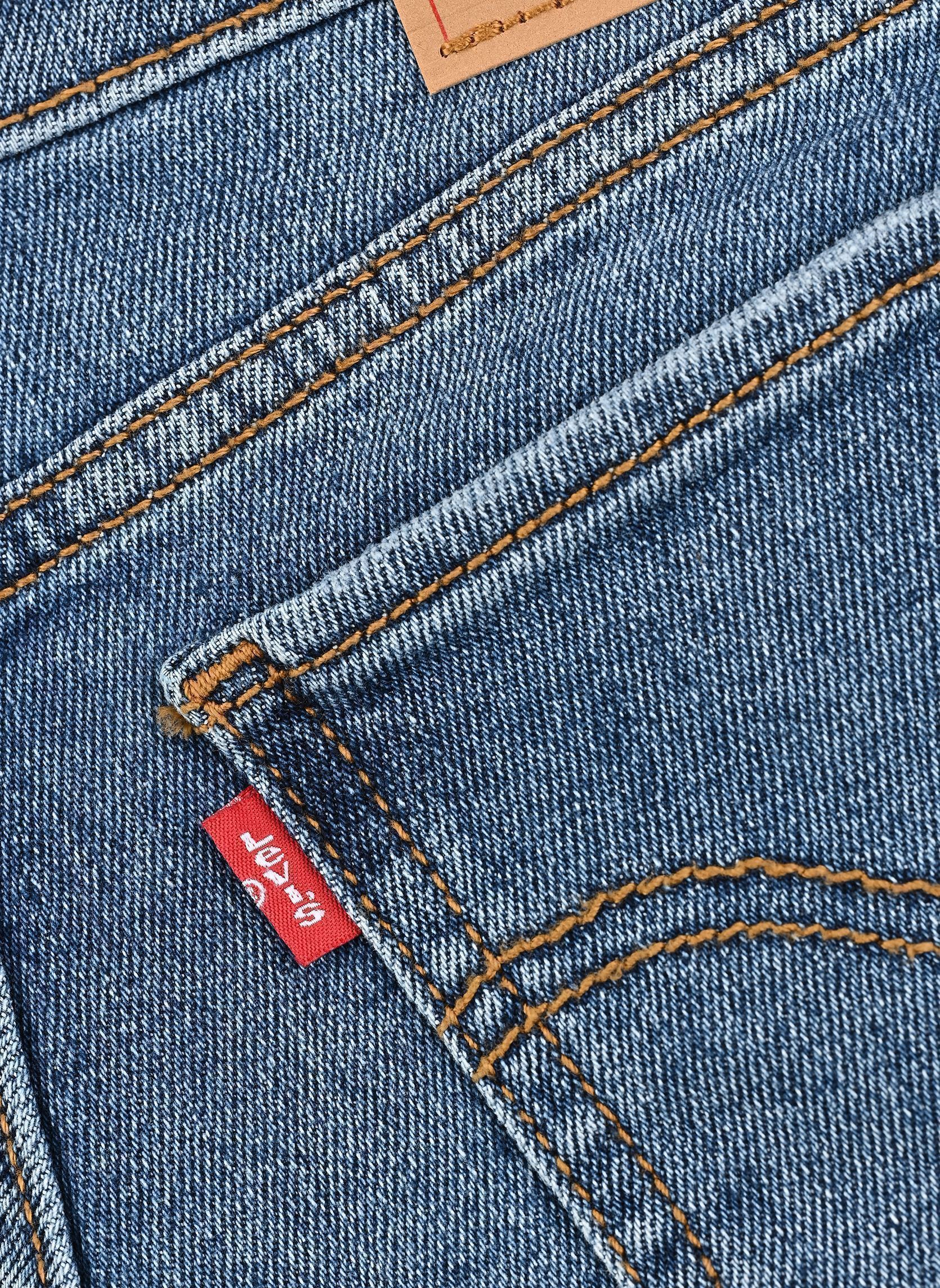 Jeans droits Levi's Girlfriend Shorts fille bleu Levi's Kids Jeans droits Levi's Girlfriend Shorts fille bleu DANCE AROUND