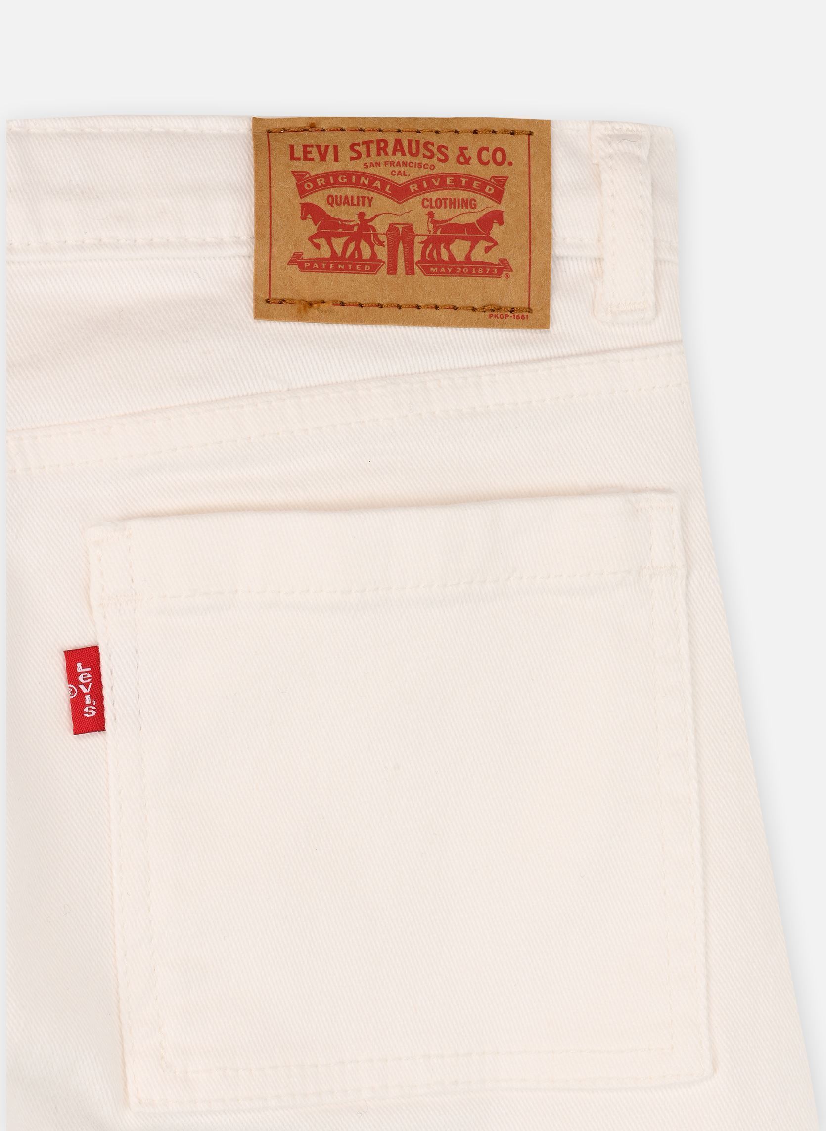Straight Leg Jeans Levi's '94 Baggy Cargo mädchen weiß Levi's Kids Straight Leg Jeans Levi's '94 Baggy Cargo mädchen weiß CLOUD DANCER