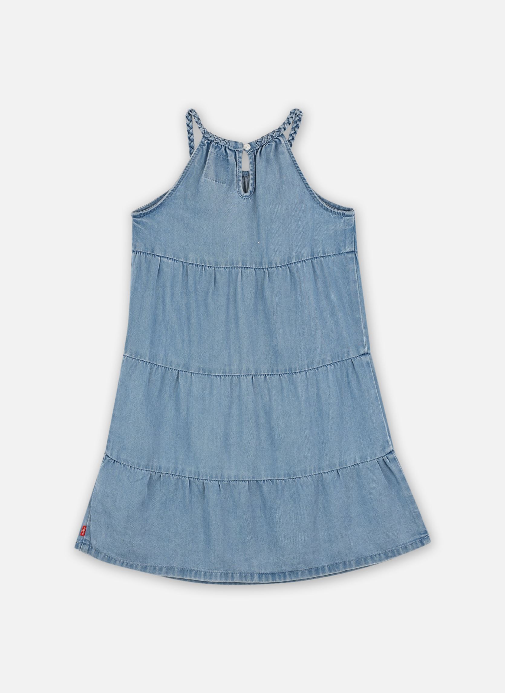 Kleider Levi's Halter Tiered Dress mädchen blau Levi's Kids Kleider Levi's Halter Tiered Dress mädchen blau Hang Up Without Destruction