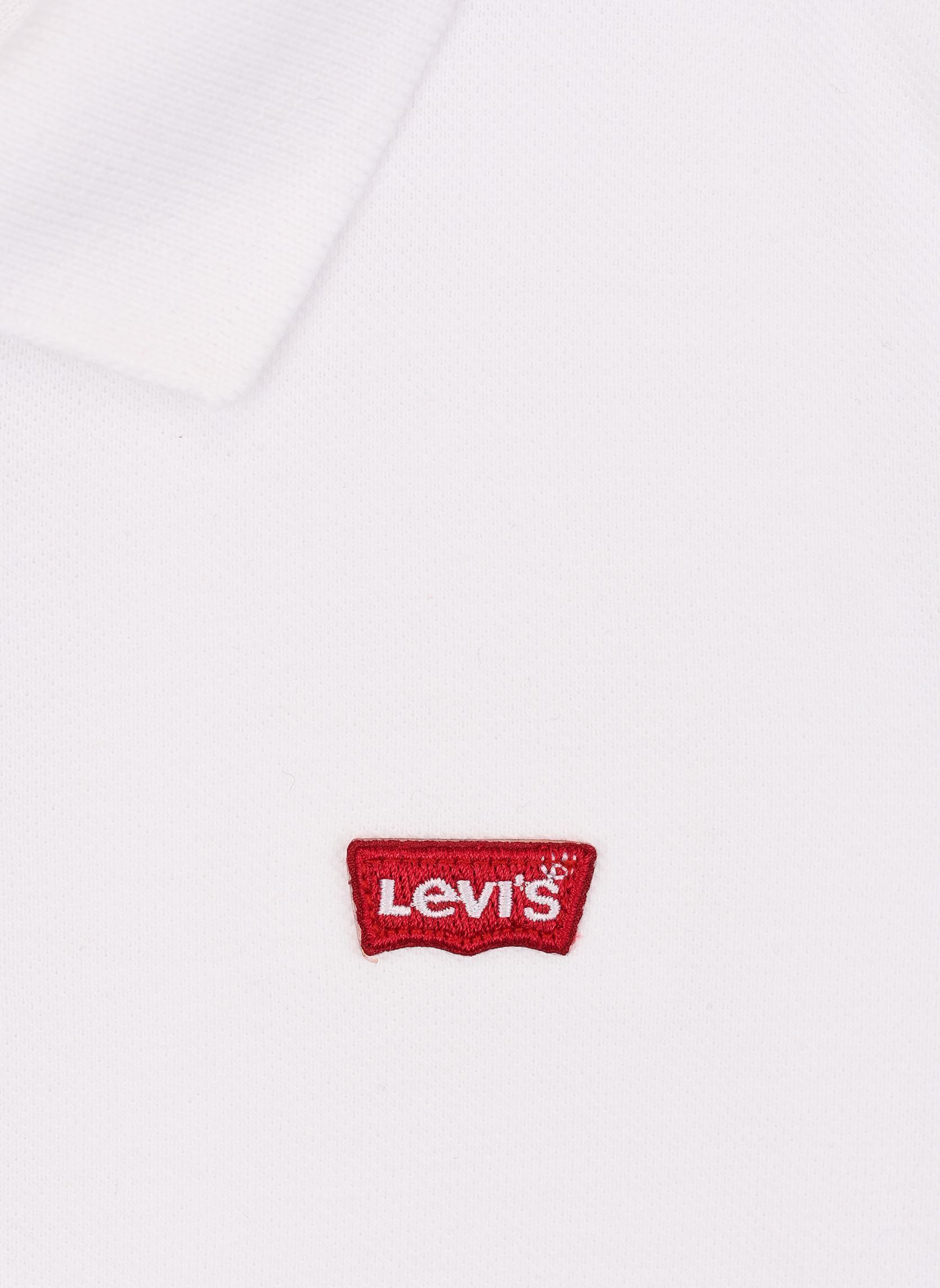 Polos Levi's Back Neck Tape Polo garçon blanc Levi's Kids Polos Levi's Back Neck Tape Polo garçon blanc WHITE/RED