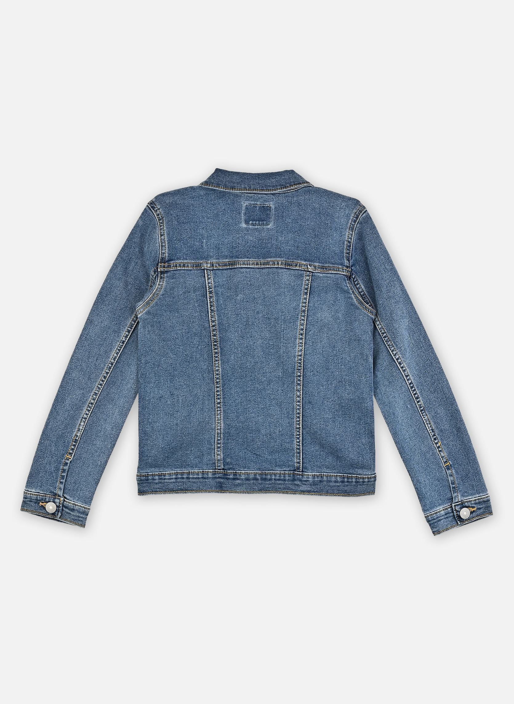 Jacken Stretch Trucker Jacket mädchen blau Levi's Kids Jacken Stretch Trucker Jacket mädchen blau Memory Lane
