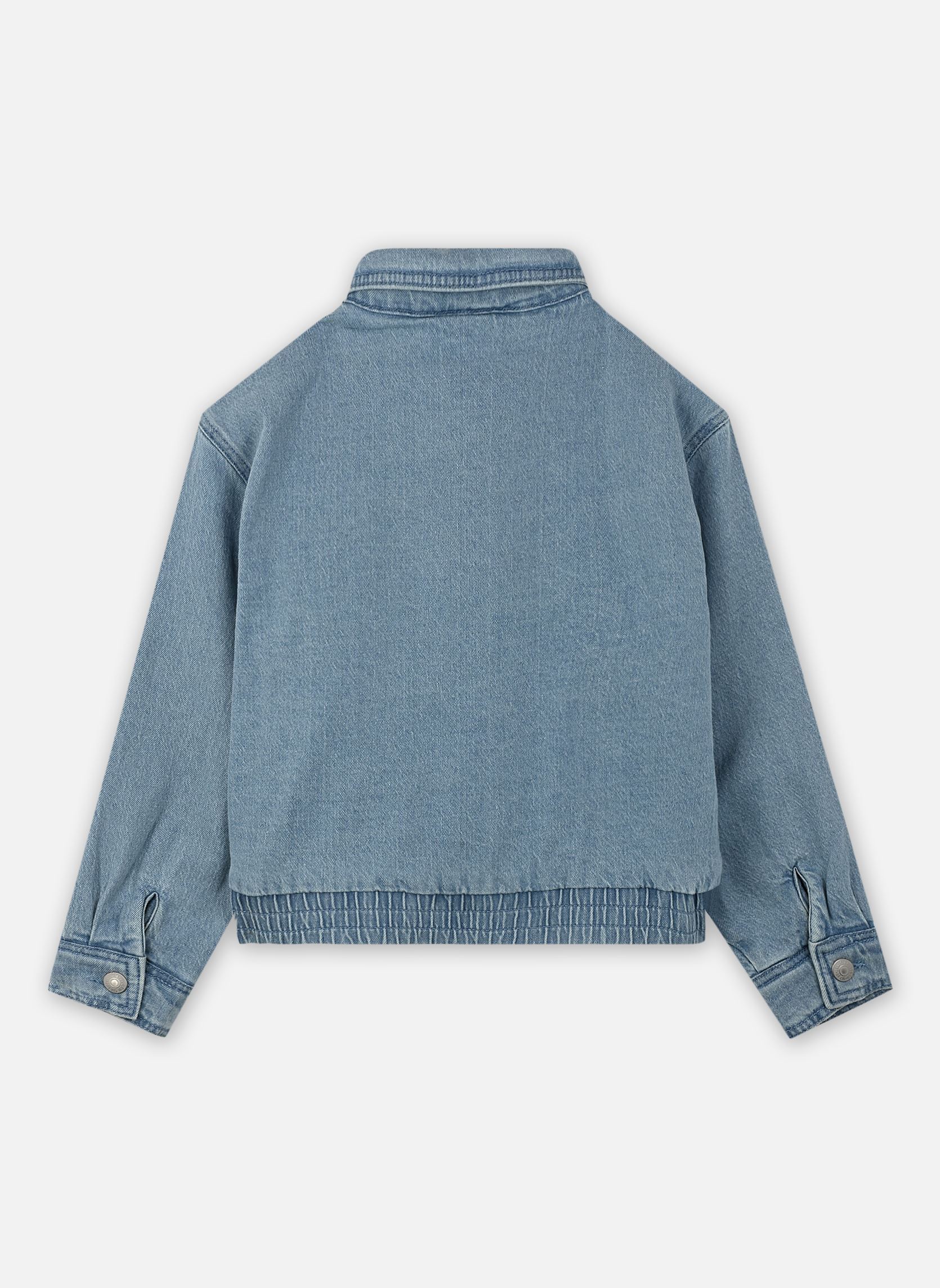 Veste En Jean Wallis Petite Taille – Bleu, 8 Ans, Style Bomber