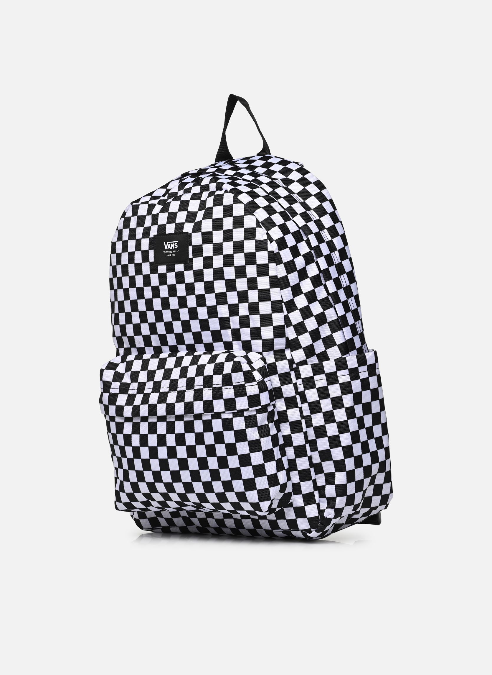 Rucksäcke Old Skool Grom Check Backpack schwarz Vans Rucksäcke Old Skool Grom Check Backpack schwarz BLACK-WHITE