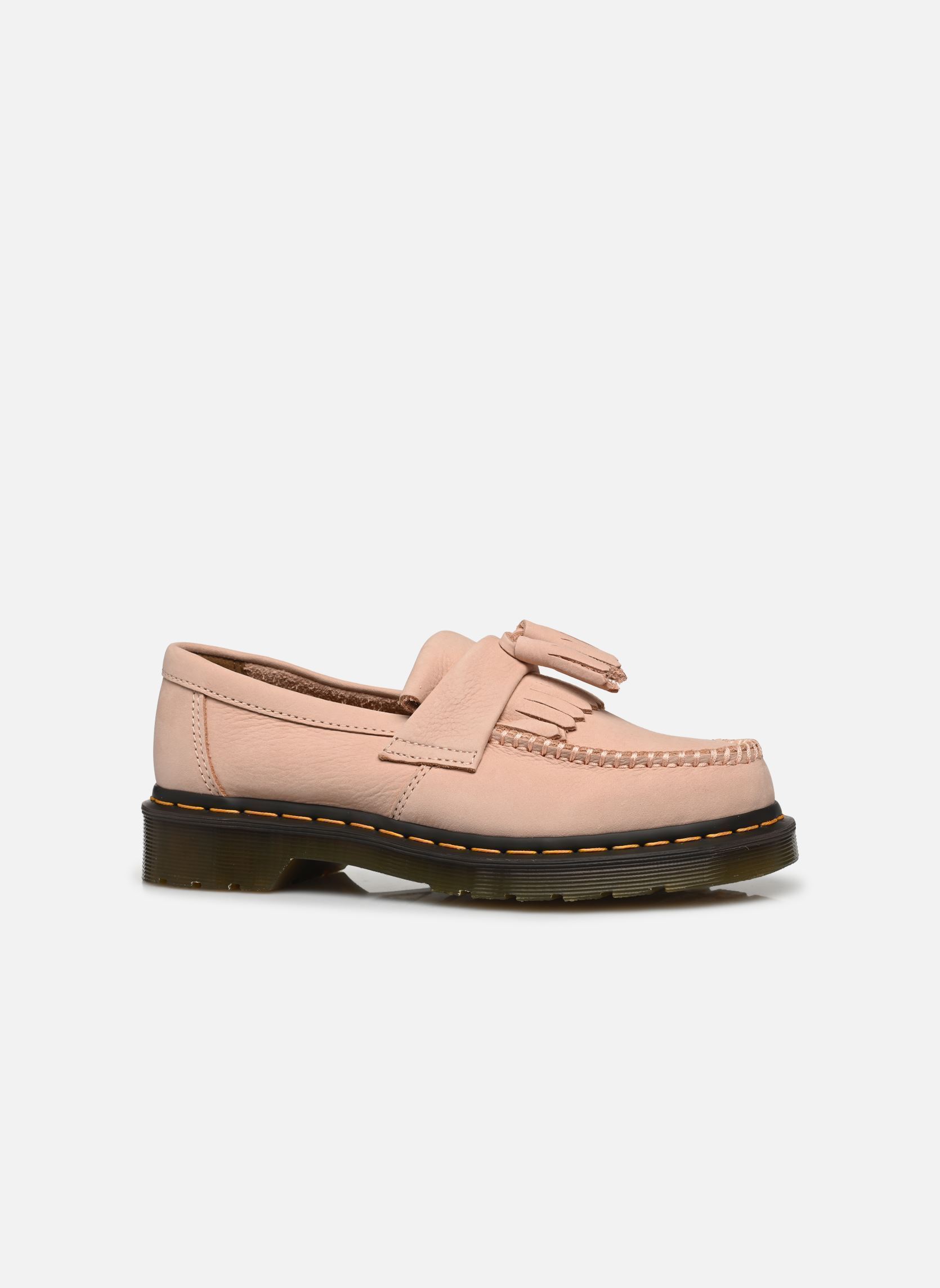 Mocassins Adrian YS femme beige Dr. Martens Mocassins Adrian YS femme beige POWDER PINK MILLED NUBUCK WP