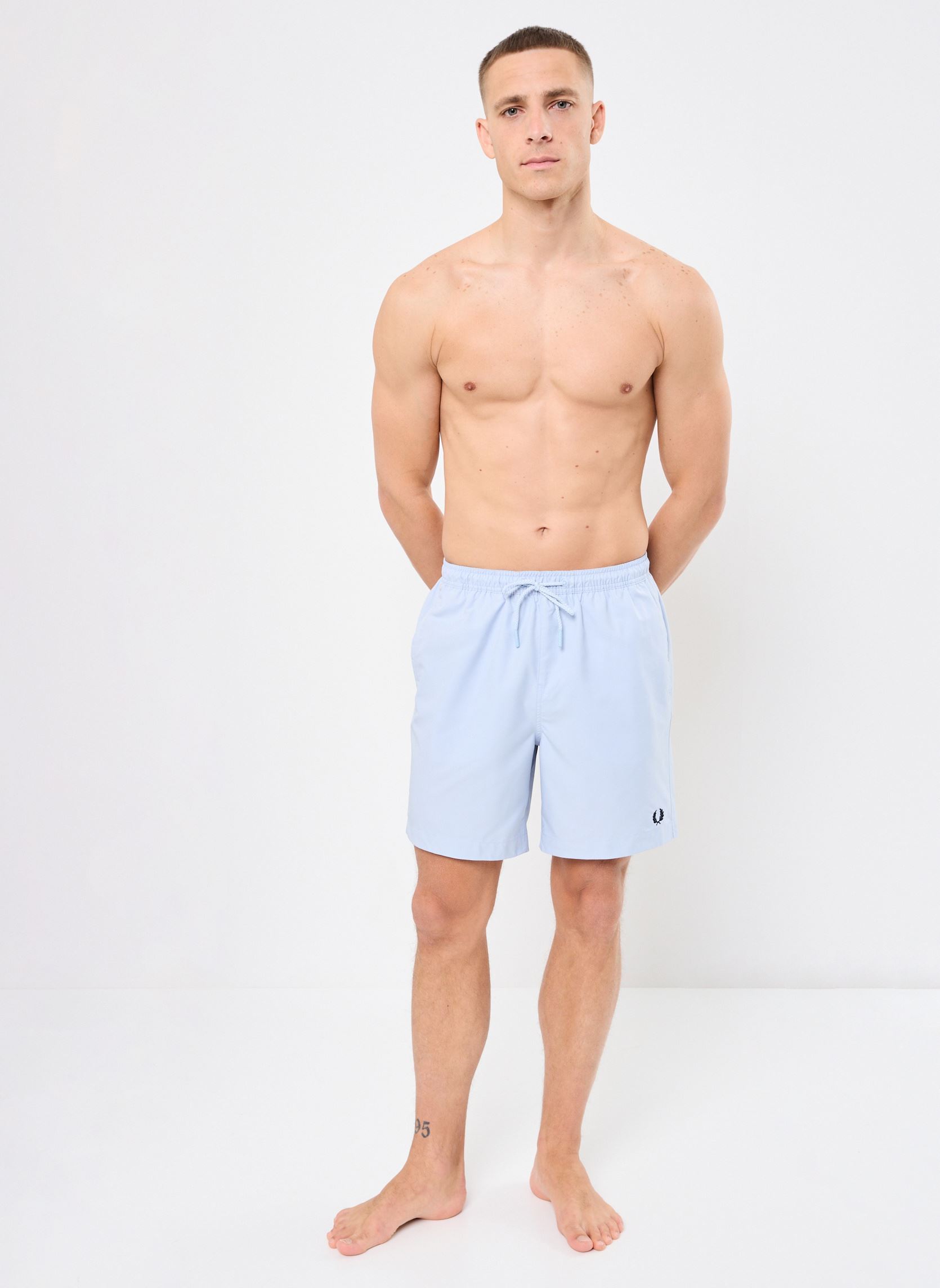 Bermudas CLASSIC SWIMSHORT homme bleu Fred Perry Bermudas CLASSIC SWIMSHORT homme bleu LIGHT SMOKE