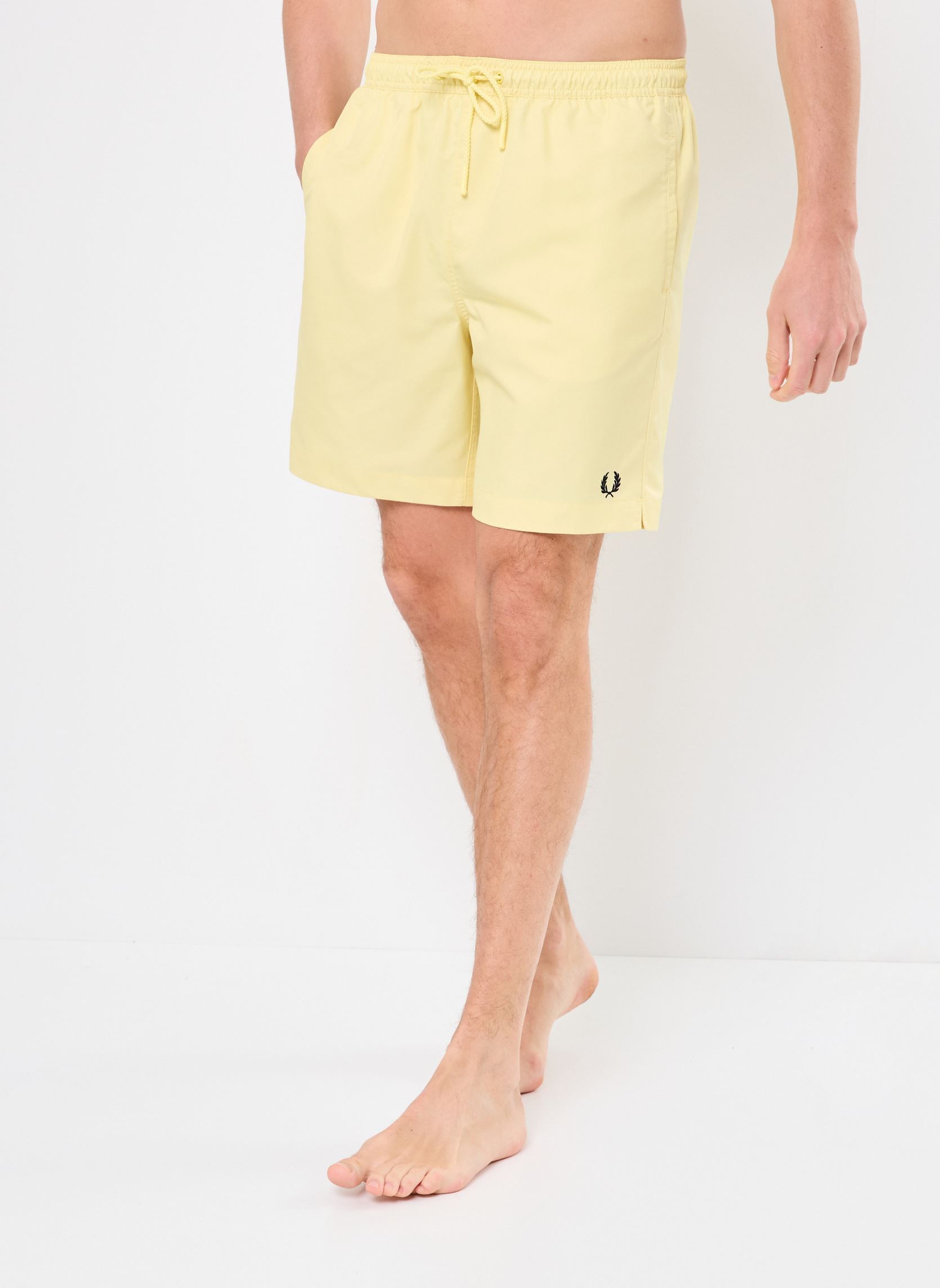 Bermudas CLASSIC SWIMSHORT homme jaune Fred Perry Bermudas CLASSIC SWIMSHORT homme jaune CHAMPION'S GOLD