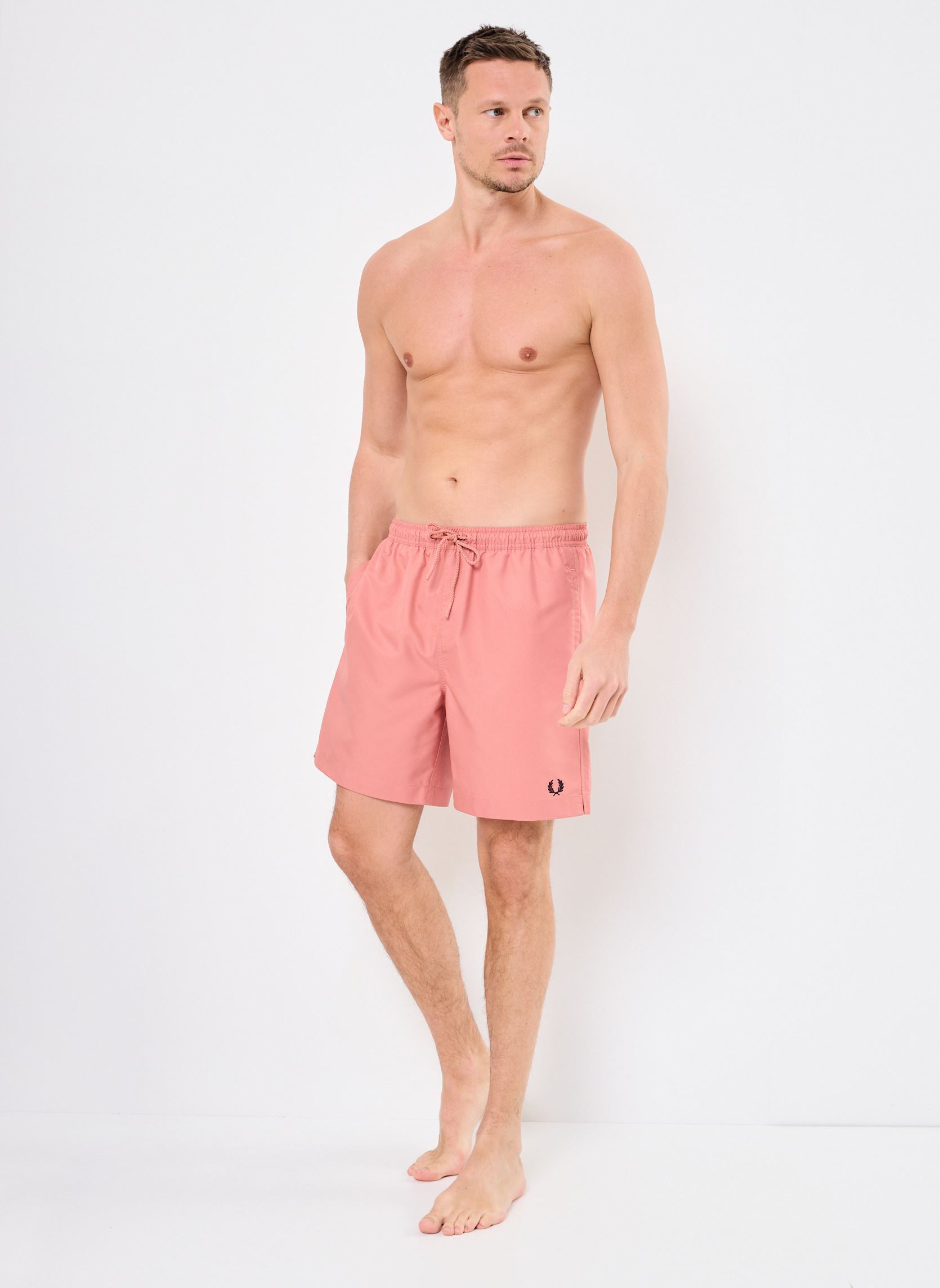 Bermudas CLASSIC SWIMSHORT homme orange Fred Perry Bermudas CLASSIC SWIMSHORT homme orange PUTTY PINK