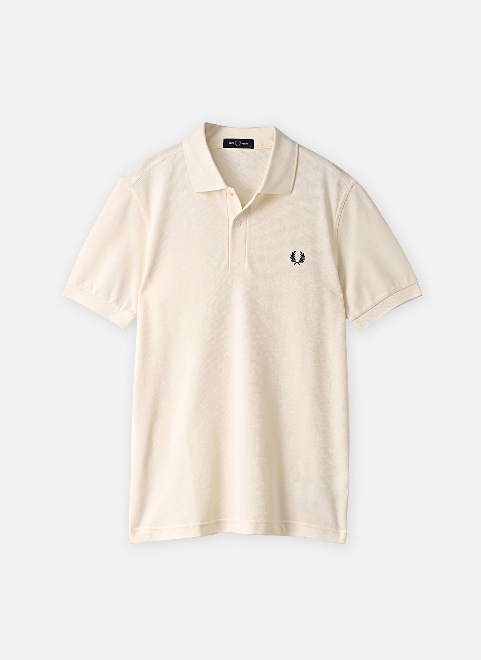 Polos THE FRED PERRY SHIRT homme beige Fred Perry Polos THE FRED PERRY SHIRT homme beige ECRU/NGHTGREEN