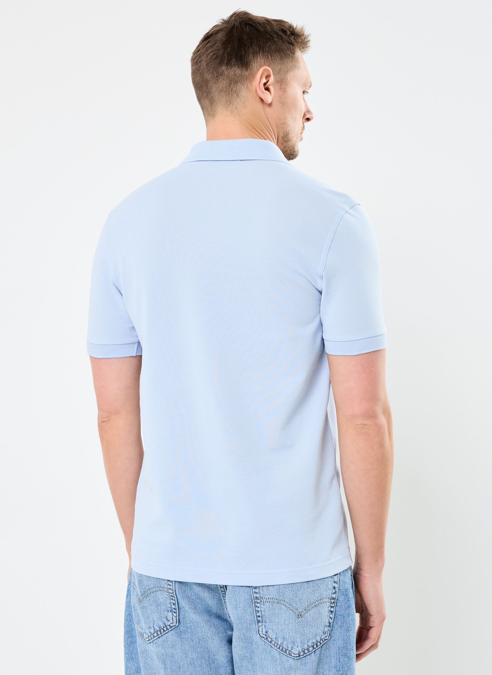 Chemise Fred Perry Bleue Femme – Taille S (UK 10) – Coton – Manches Courtes – État Correct