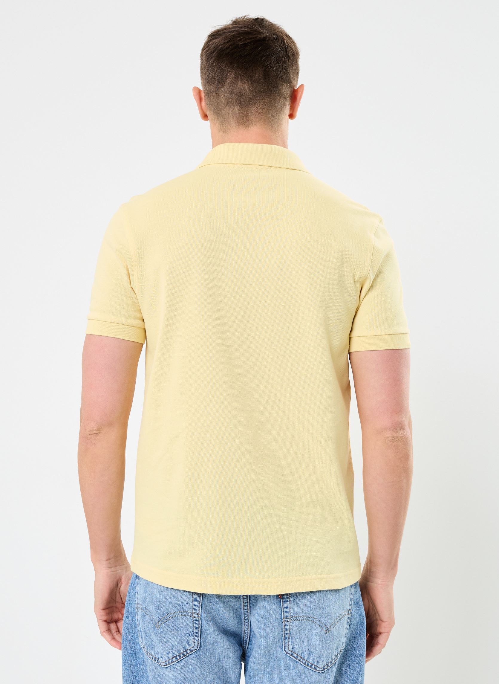 Polo a maniche corte THE FRED PERRY SHIRT uomo giallo Fred Perry Polo a maniche corte THE FRED PERRY SHIRT uomo giallo CHAMPIONGOLD/BLK