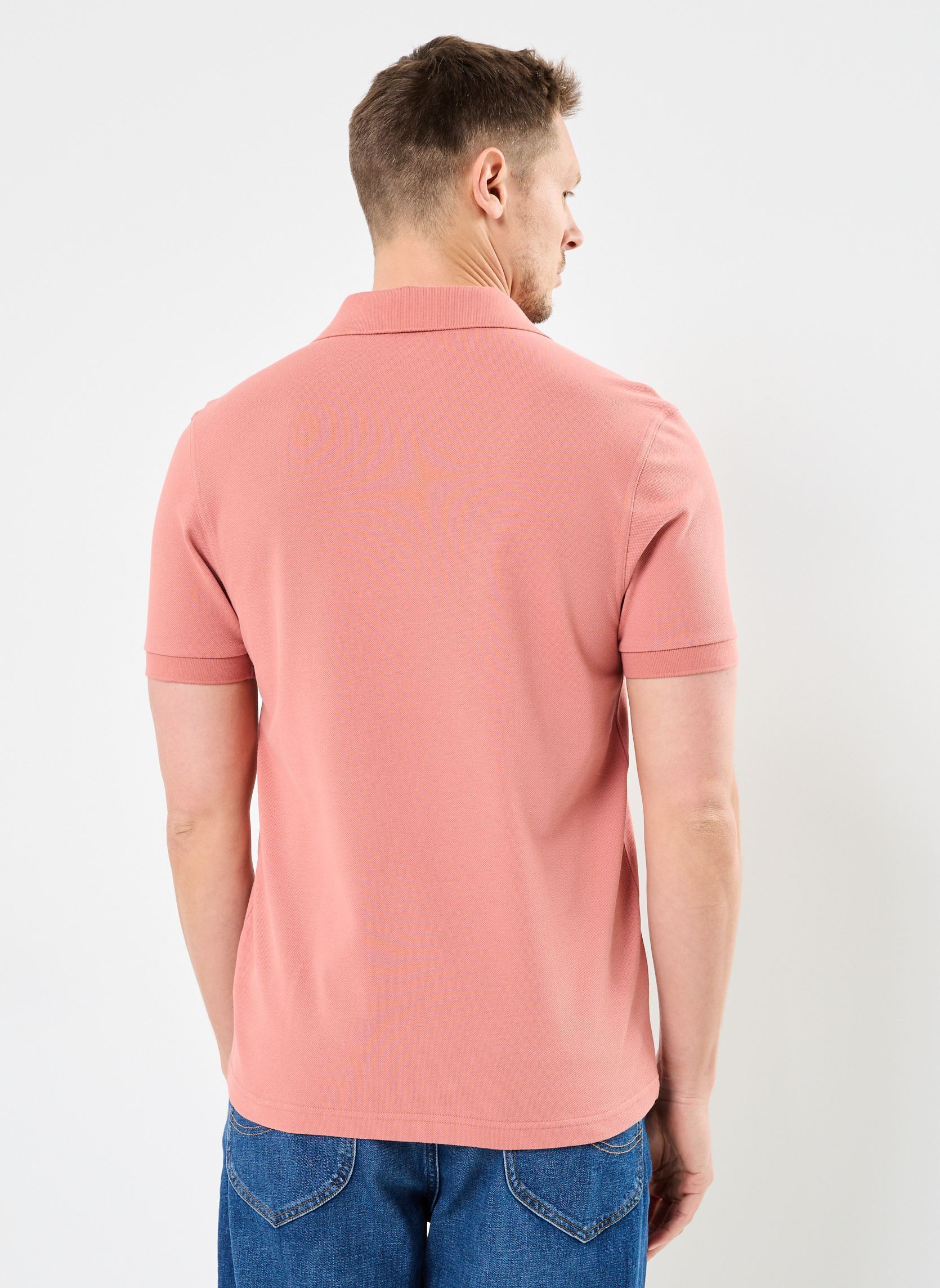 Polo a maniche corte THE FRED PERRY SHIRT uomo arancione Fred Perry Polo a maniche corte THE FRED PERRY SHIRT uomo arancione PUTTY PINK/NAVY