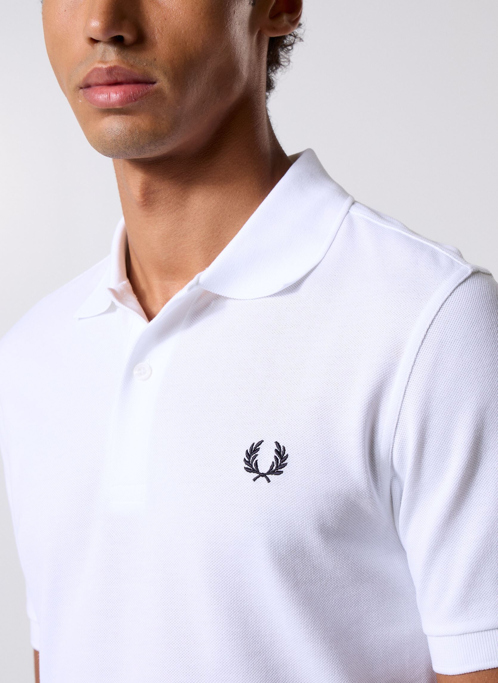 Polo a maniche corte THE FRED PERRY SHIRT uomo bianco Fred Perry Polo a maniche corte THE FRED PERRY SHIRT uomo bianco WHITE
