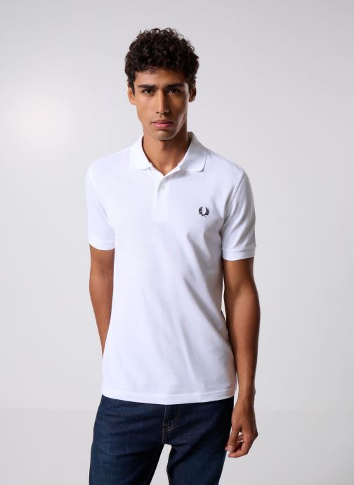 Fred Perry Polos manches courtes THE FRED PERRY SHIRT homme blanc