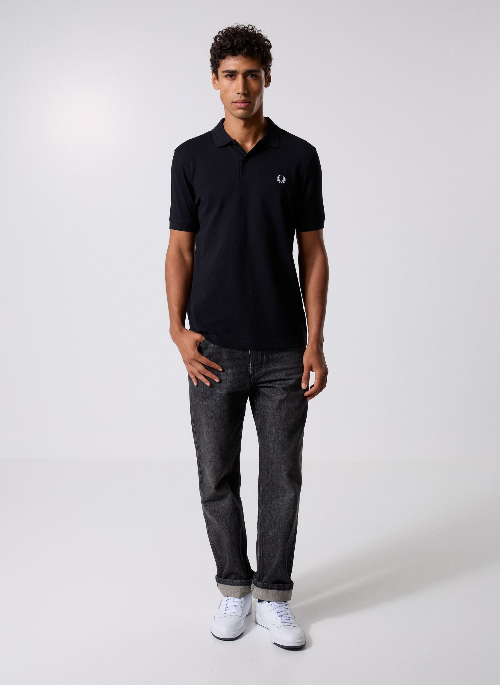 Polos manches courtes THE FRED PERRY SHIRT homme noir Fred Perry Polos manches courtes THE FRED PERRY SHIRT homme noir BLACK