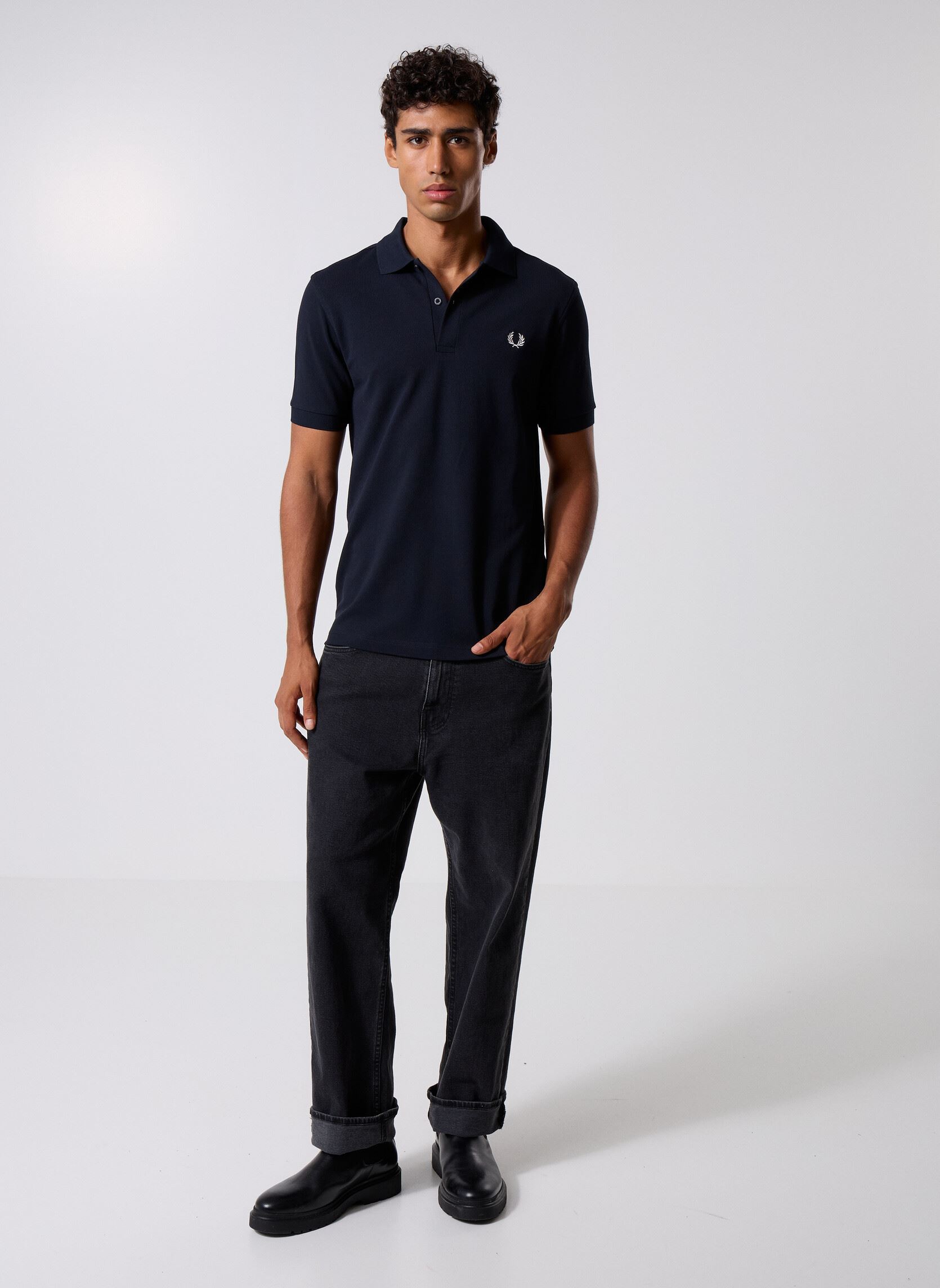 Kurzarm-Poloshirts THE FRED PERRY SHIRT herren blau Fred Perry Kurzarm-Poloshirts THE FRED PERRY SHIRT herren blau NAVY