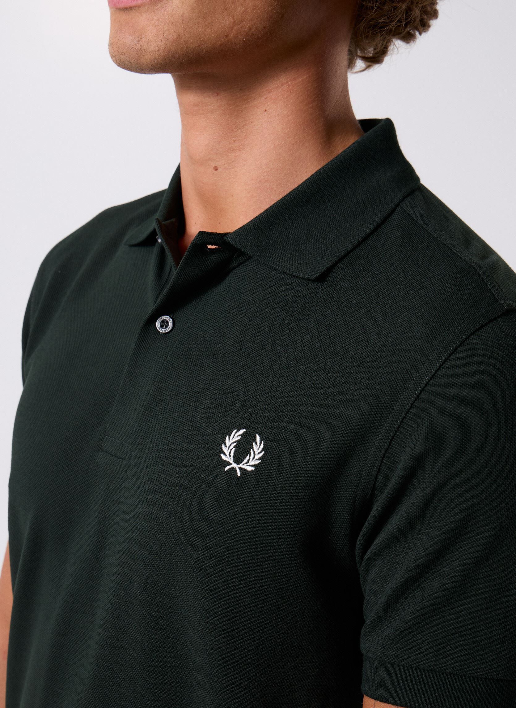 Korte mouwen polo's THE FRED PERRY SHIRT heren groen Fred Perry Korte mouwen polo's THE FRED PERRY SHIRT heren groen NIGHTGREEN/SNWHT