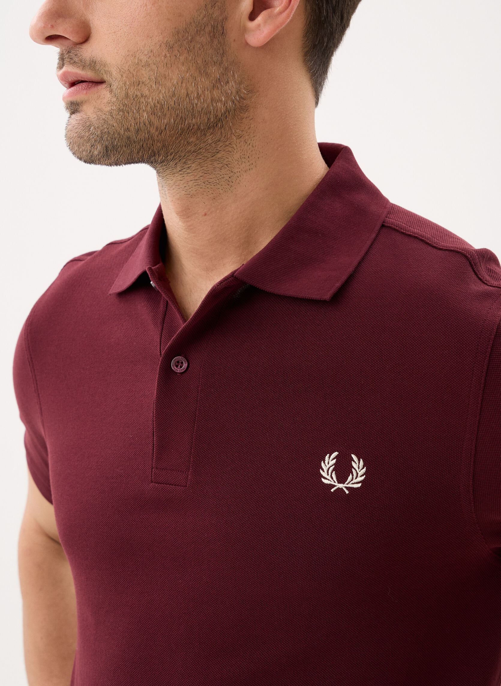Polos manches courtes THE FRED PERRY SHIRT homme bordeaux Fred Perry Polos manches courtes THE FRED PERRY SHIRT homme bordeaux OXBLOOD