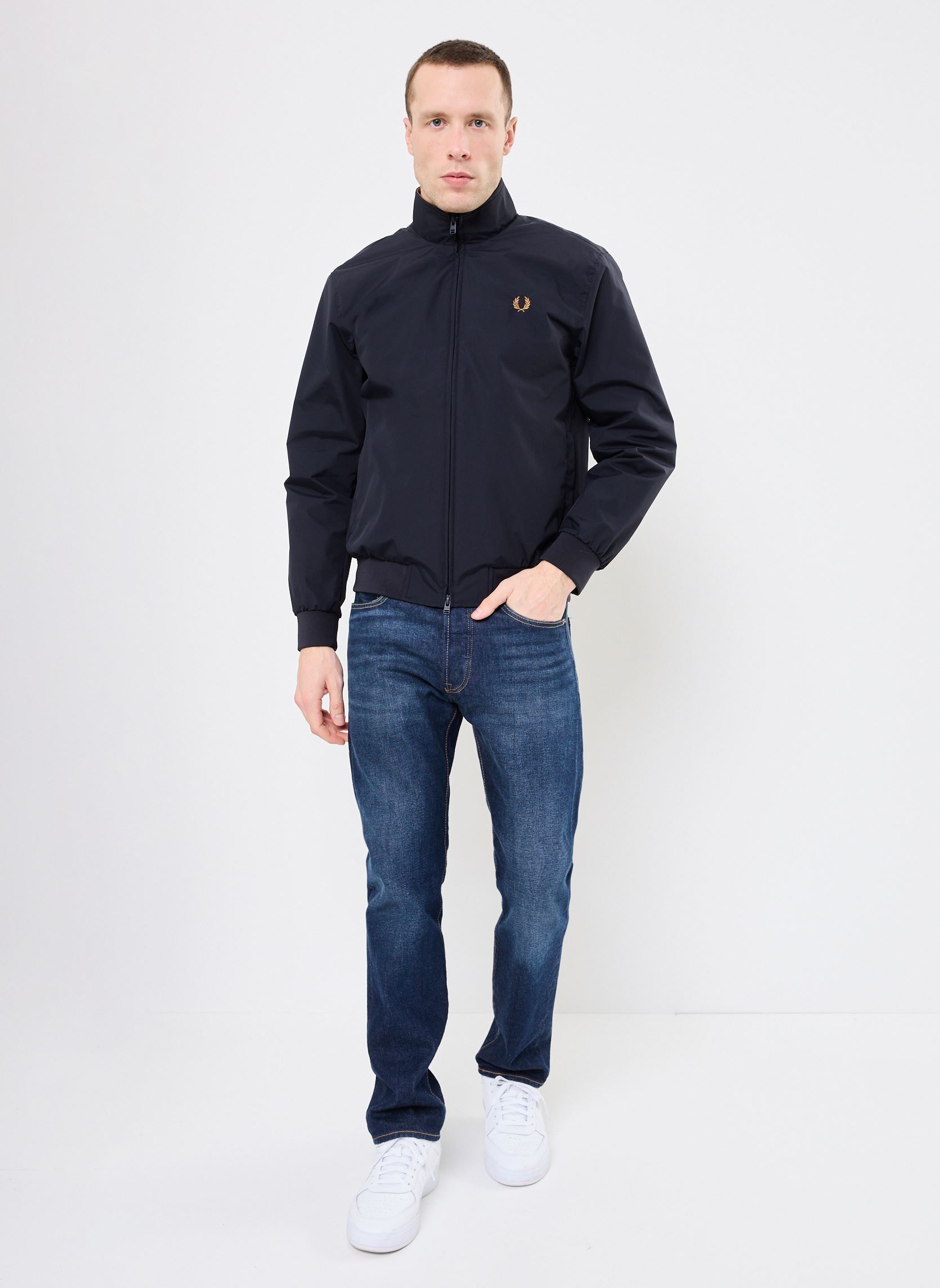 Jacken THE BRENTHAM JACKET herren blau Fred Perry Jacken THE BRENTHAM JACKET herren blau NAVY