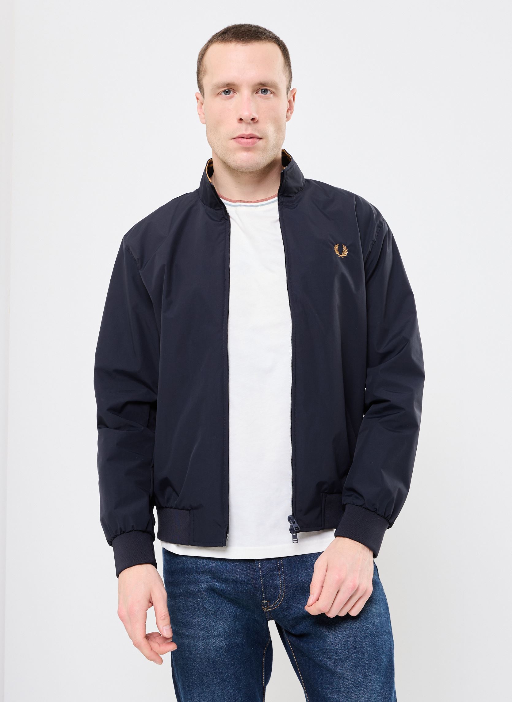 Jacken THE BRENTHAM JACKET herren blau Fred Perry Jacken THE BRENTHAM JACKET herren blau NAVY