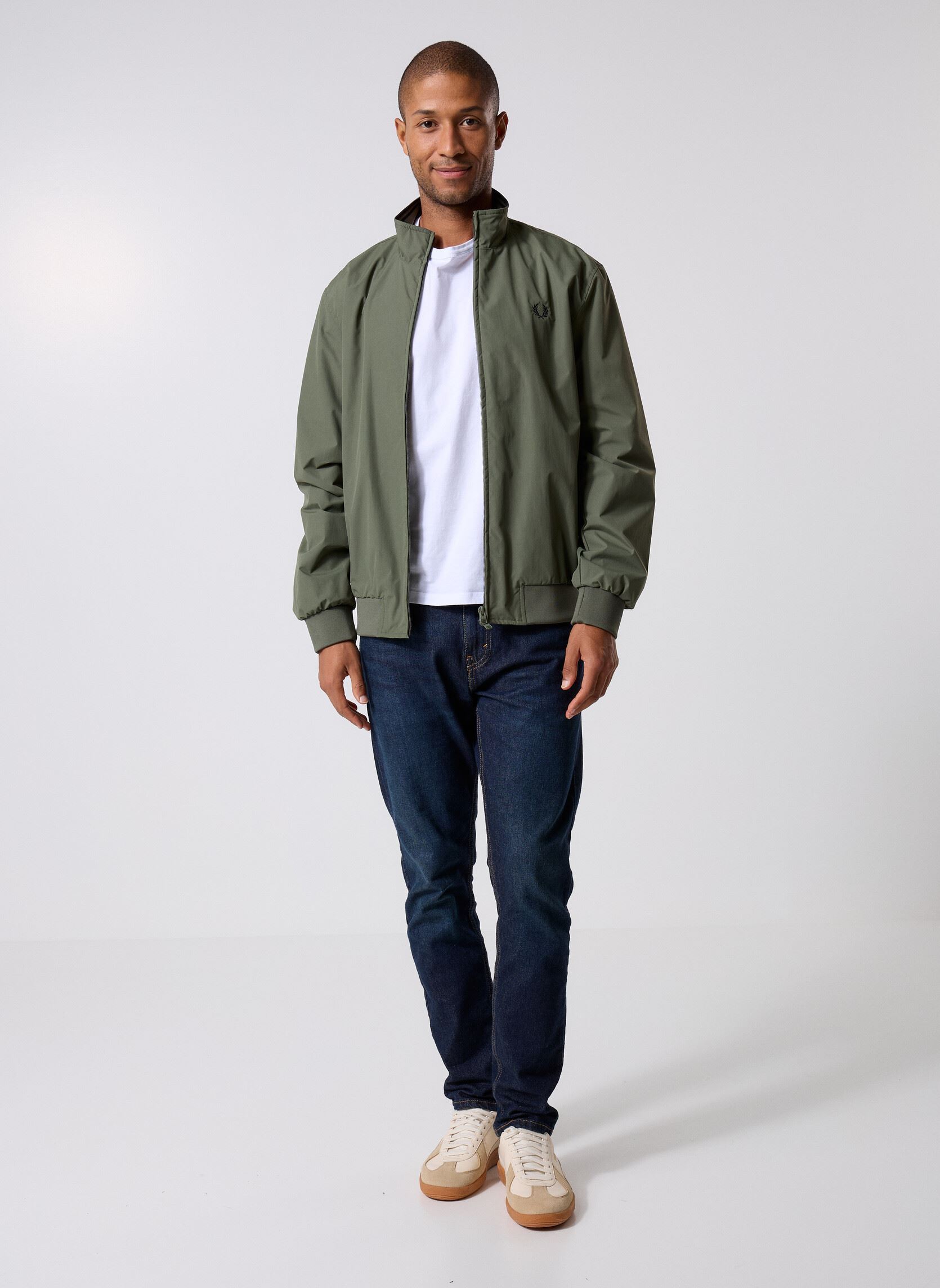 Jacken THE BRENTHAM JACKET herren grün Fred Perry Jacken THE BRENTHAM JACKET herren grün LRL WRTH GREEN