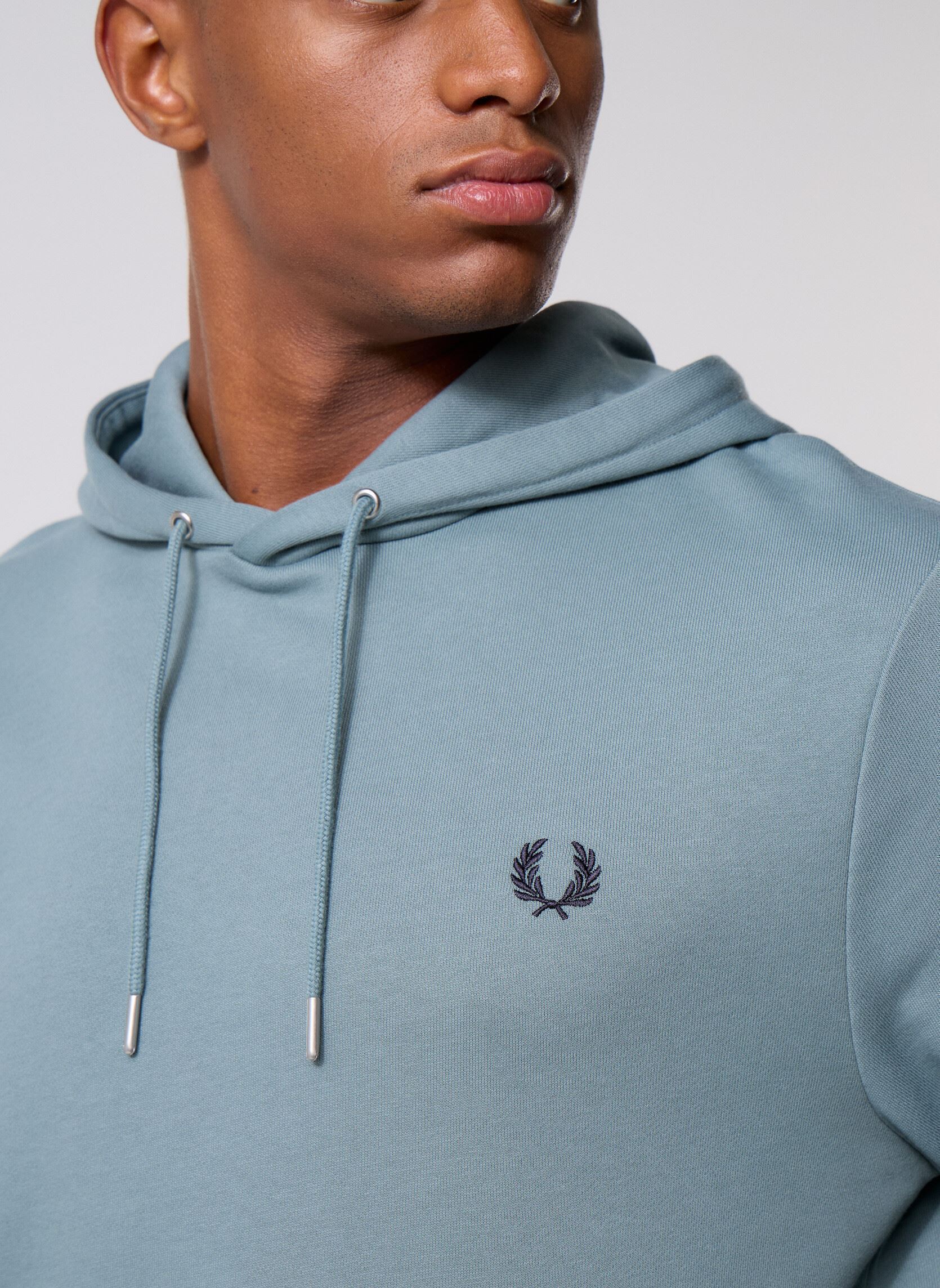 Jersey con capucha Tipped Hooded Sweatshirt hombre azul Fred Perry Jersey con capucha Tipped Hooded Sweatshirt hombre azul STOCKPORTBLU/NVY