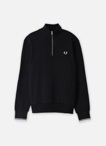 Sweats zippés HALF ZIP SWEATSHIRT homme marron