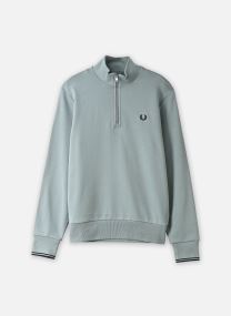 Sweats zippés HALF ZIP SWEATSHIRT homme marron