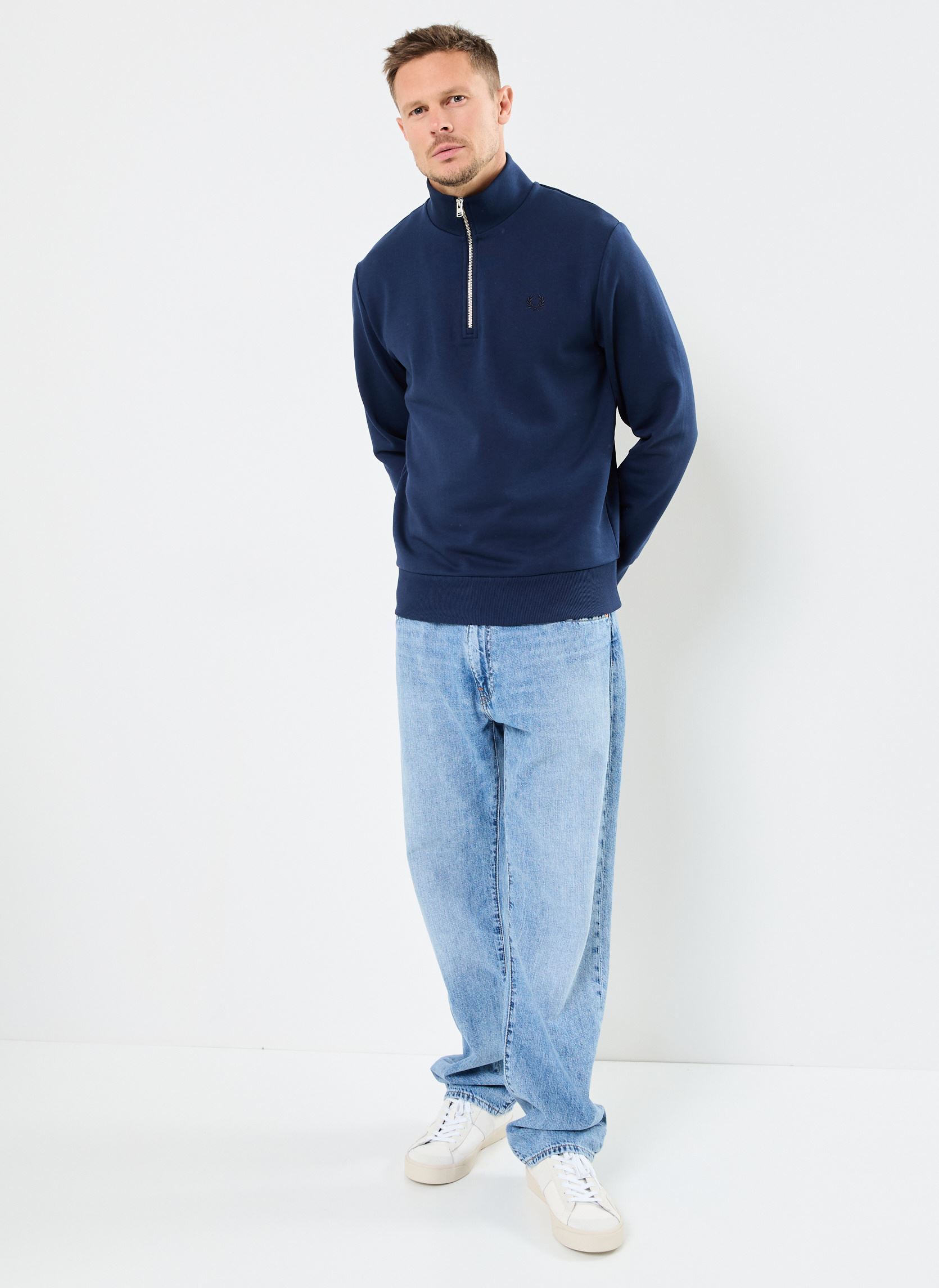 Sweatshirts homme Fred Perry bleu | Tous les articles chez