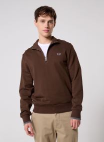 Sweats zippés HALF ZIP SWEATSHIRT homme bleu