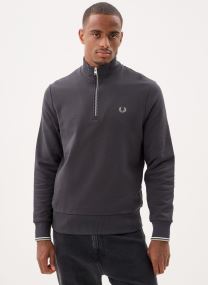 Sweats zippés HALF ZIP SWEATSHIRT homme bleu