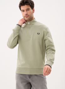 Sweats zippés HALF ZIP SWEATSHIRT homme bleu